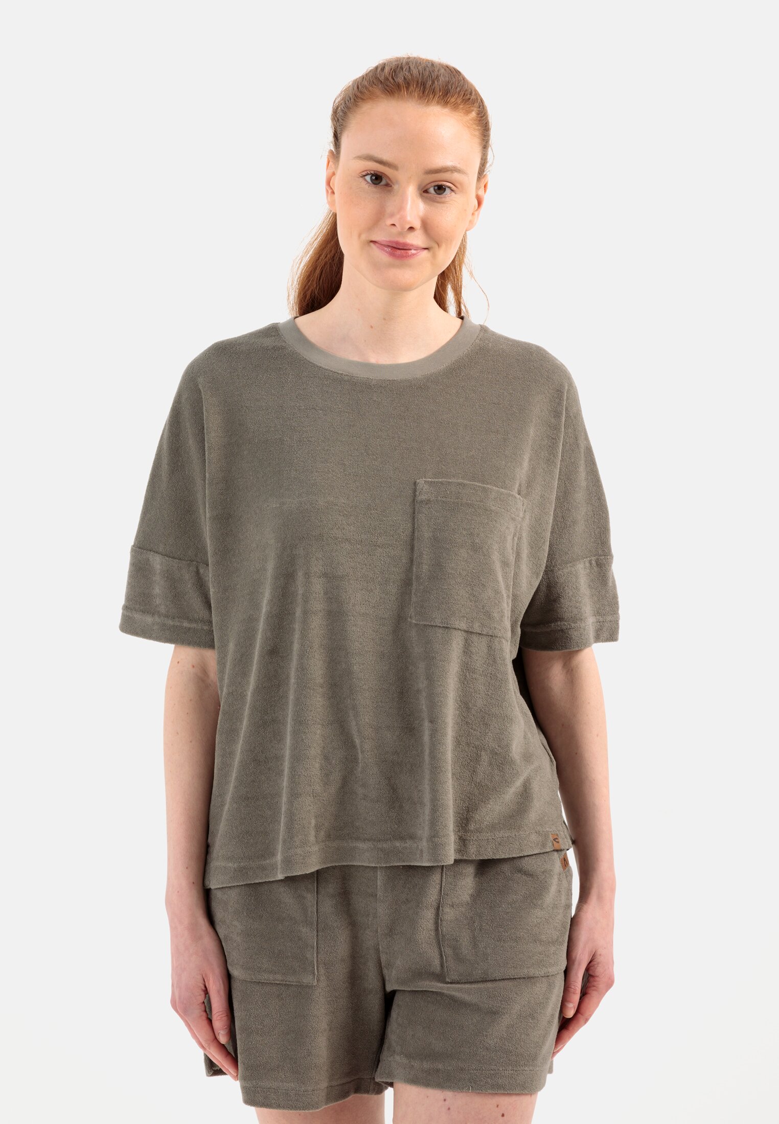 Camel Active Terry shirt with round neck