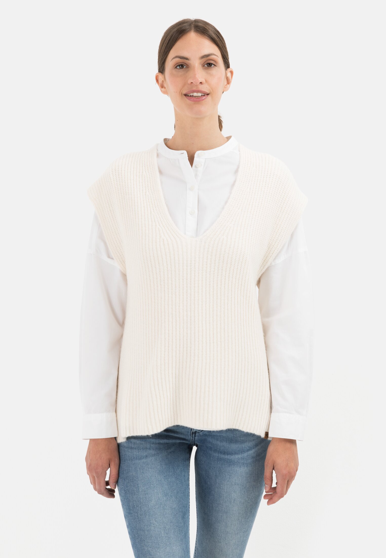 Camel Active Knitted jumper with V-neck