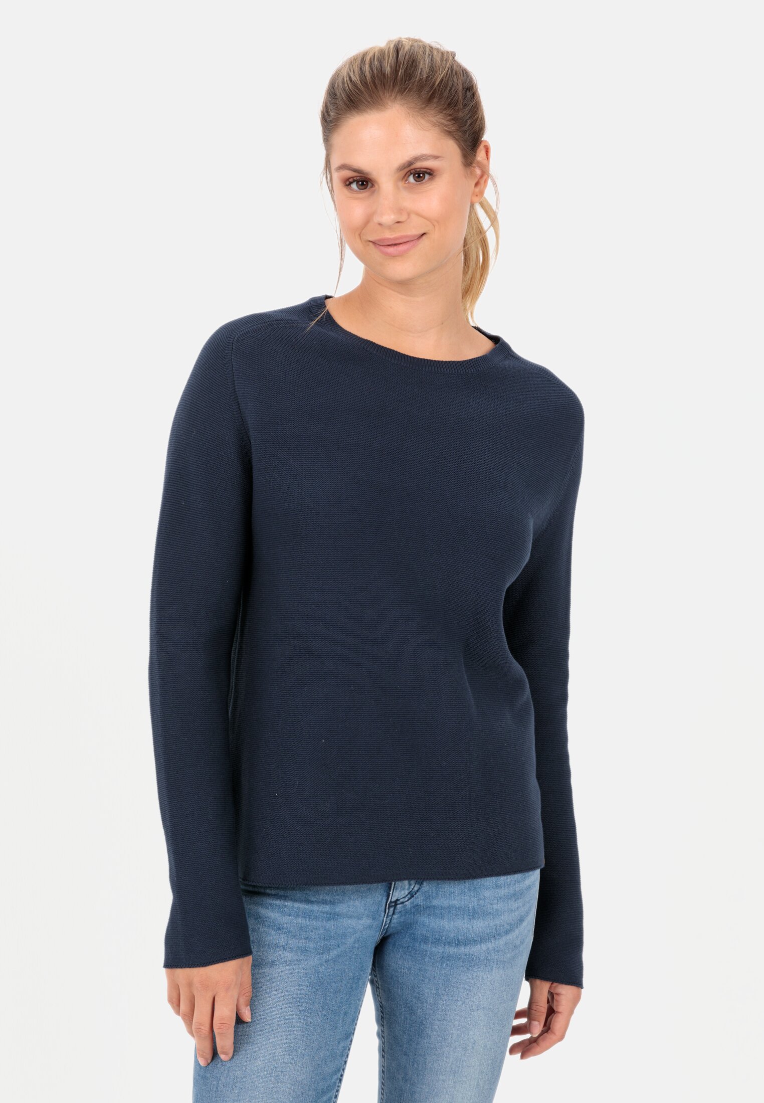 Camel Active Knitted jumper in pure cotton