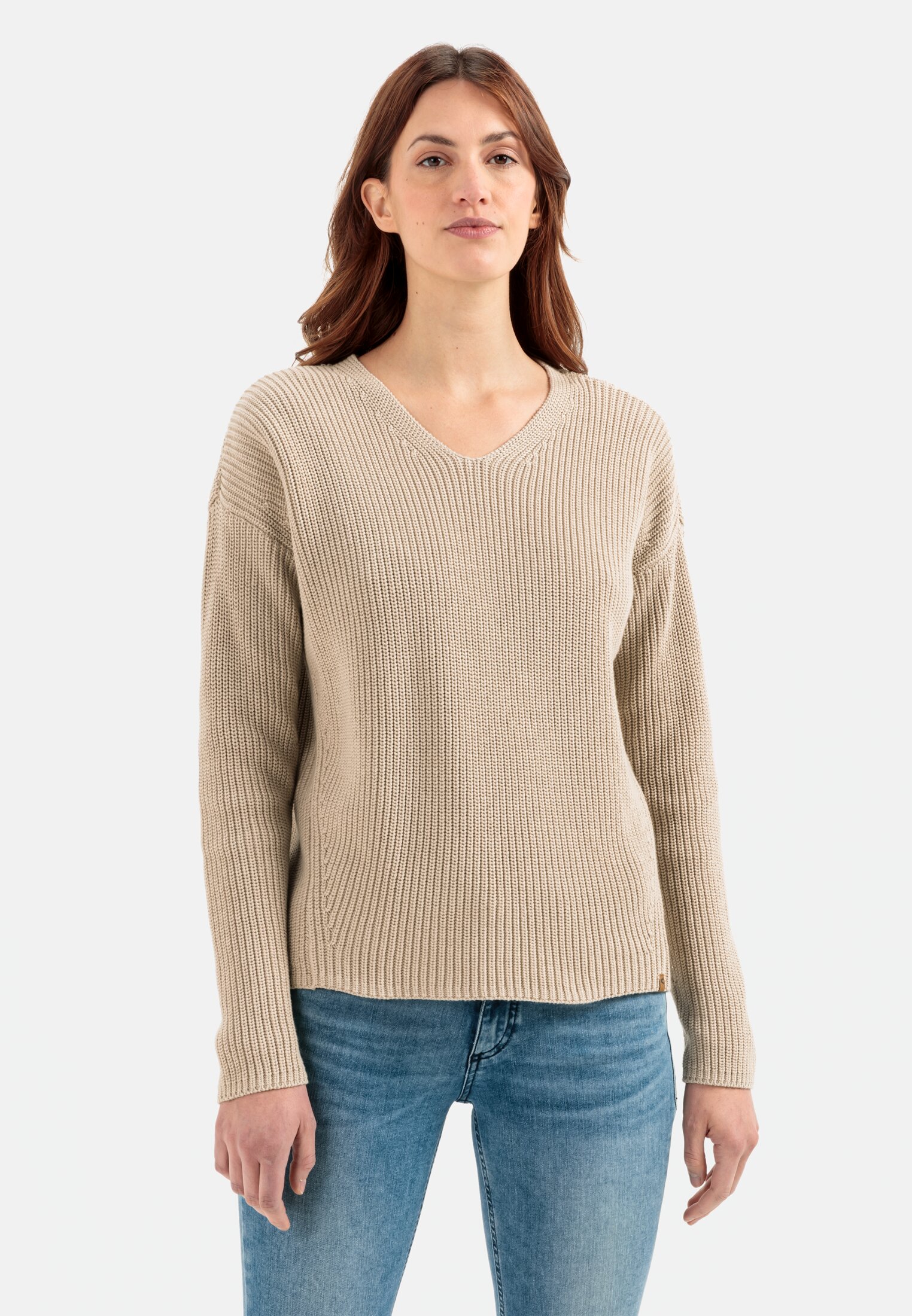 Camel Active Knitted jumper with V-neck