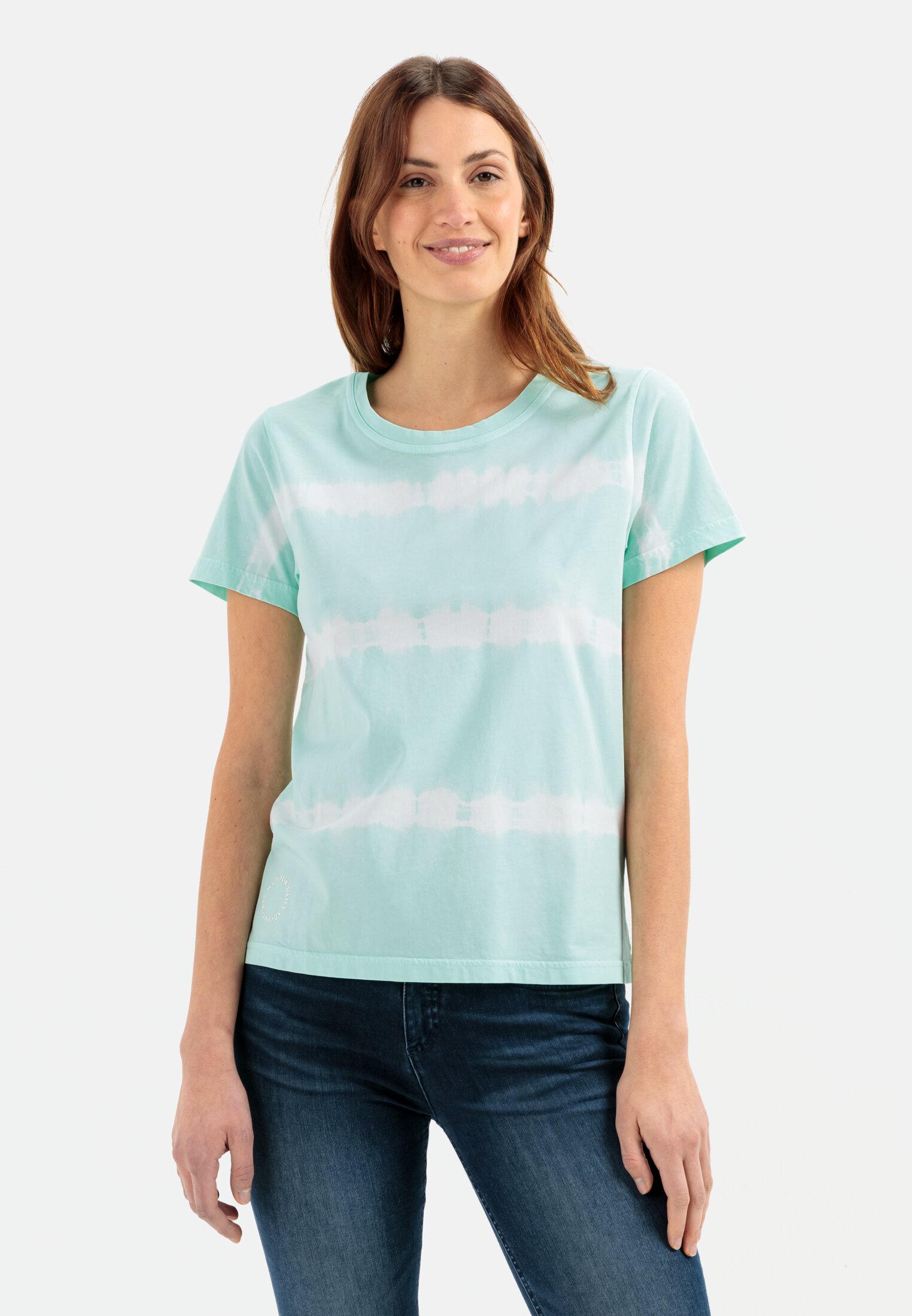 Camel Active Short-sleeved T-shirt with batik stripes