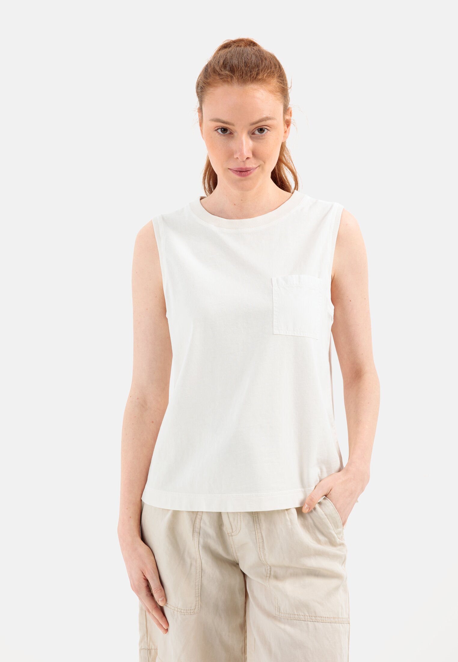 Camel Active Sleeveless T-shirt with chest pocket