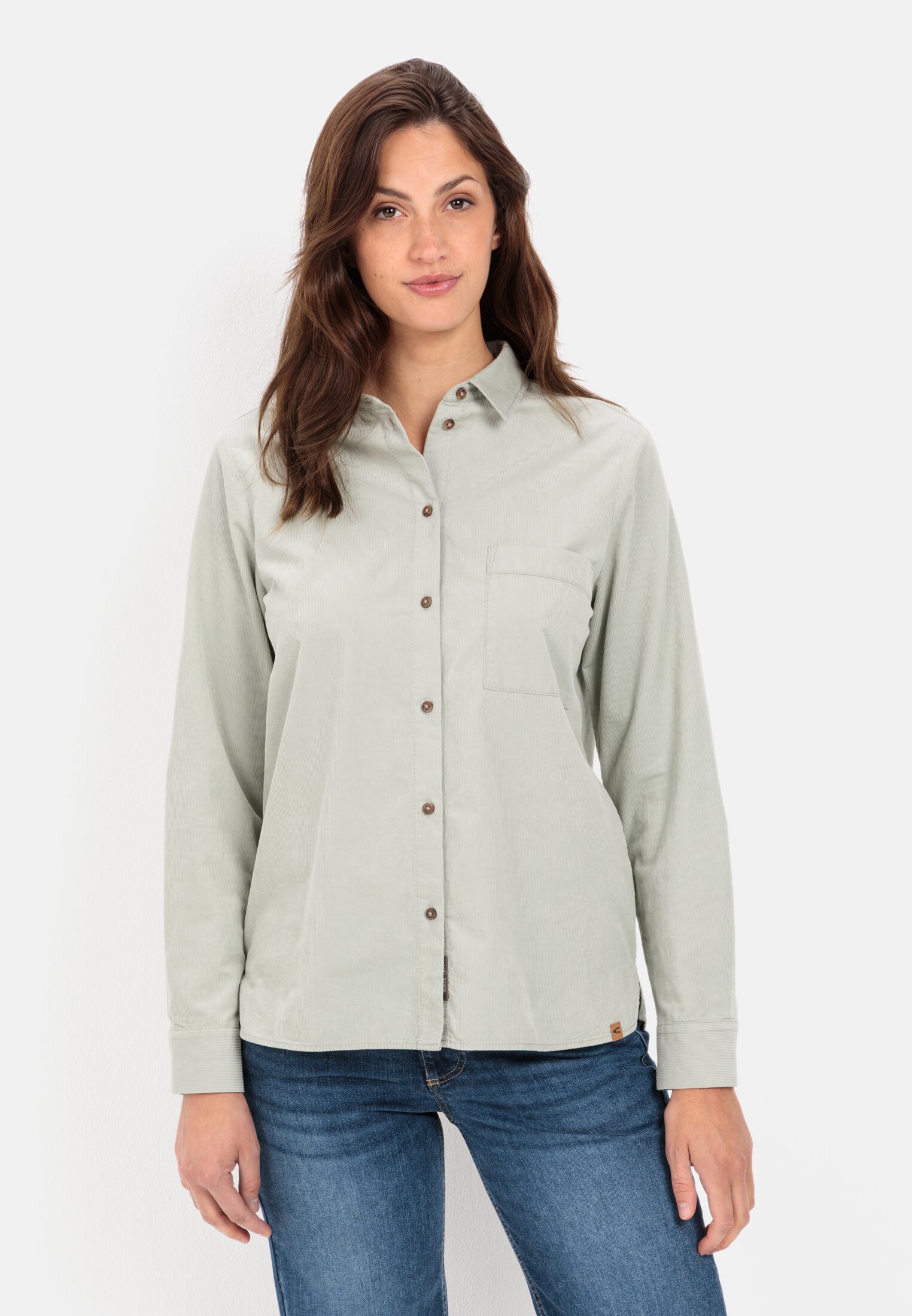 Camel Active Fine corduroy blouse in pure cotton