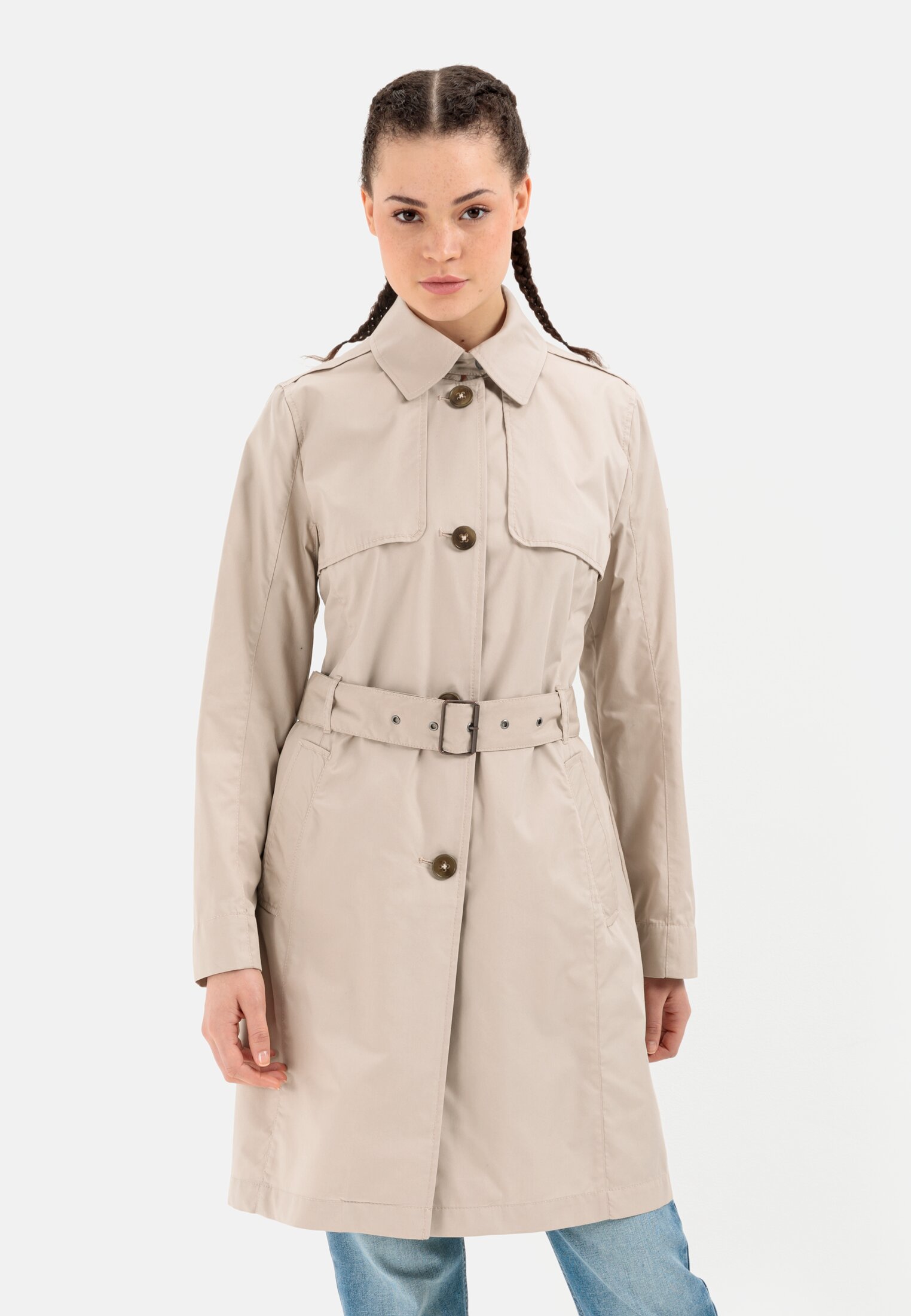 Camel Active Trench coat in a cotton mix