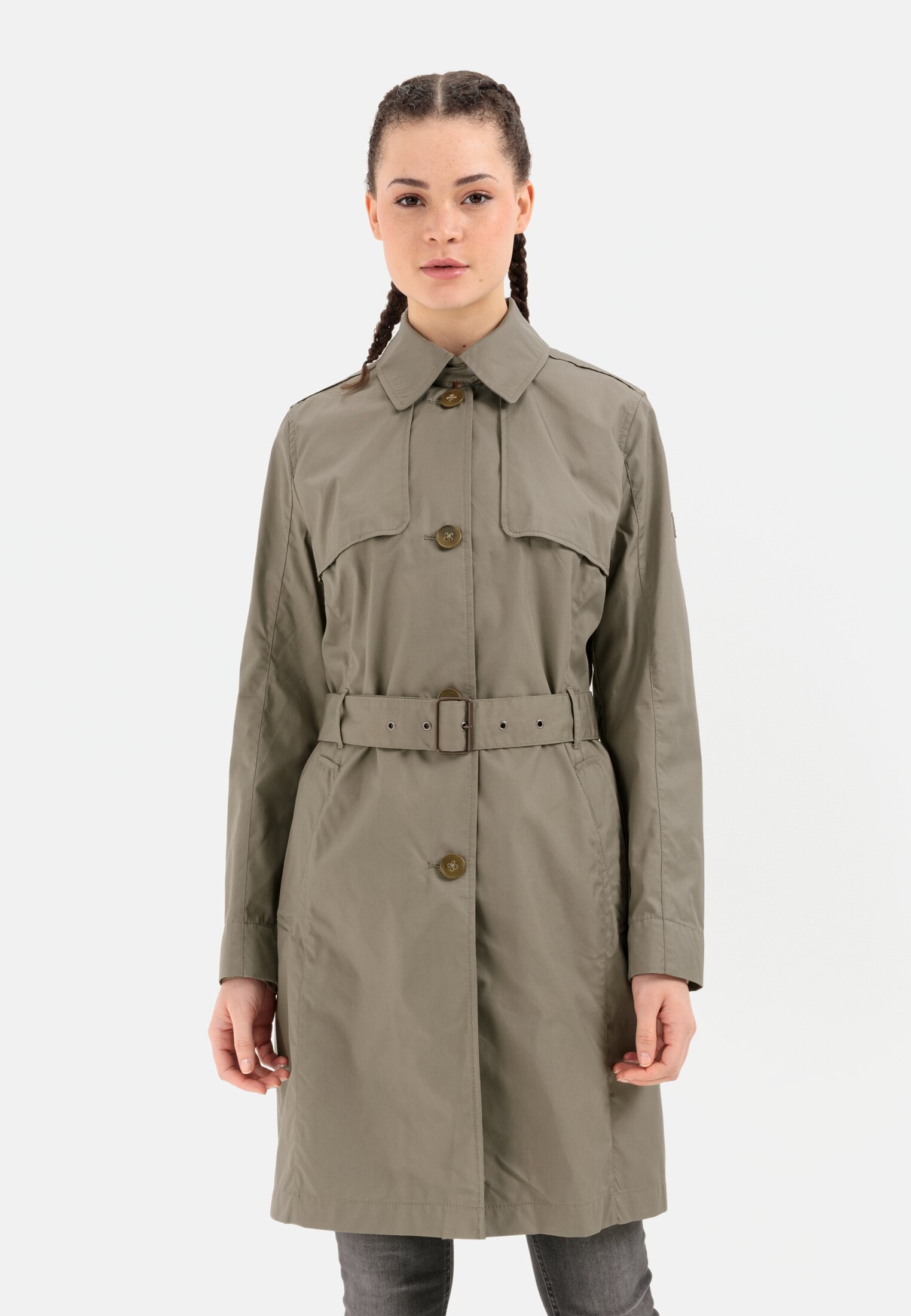 Camel Active Trench coat in a cotton mix