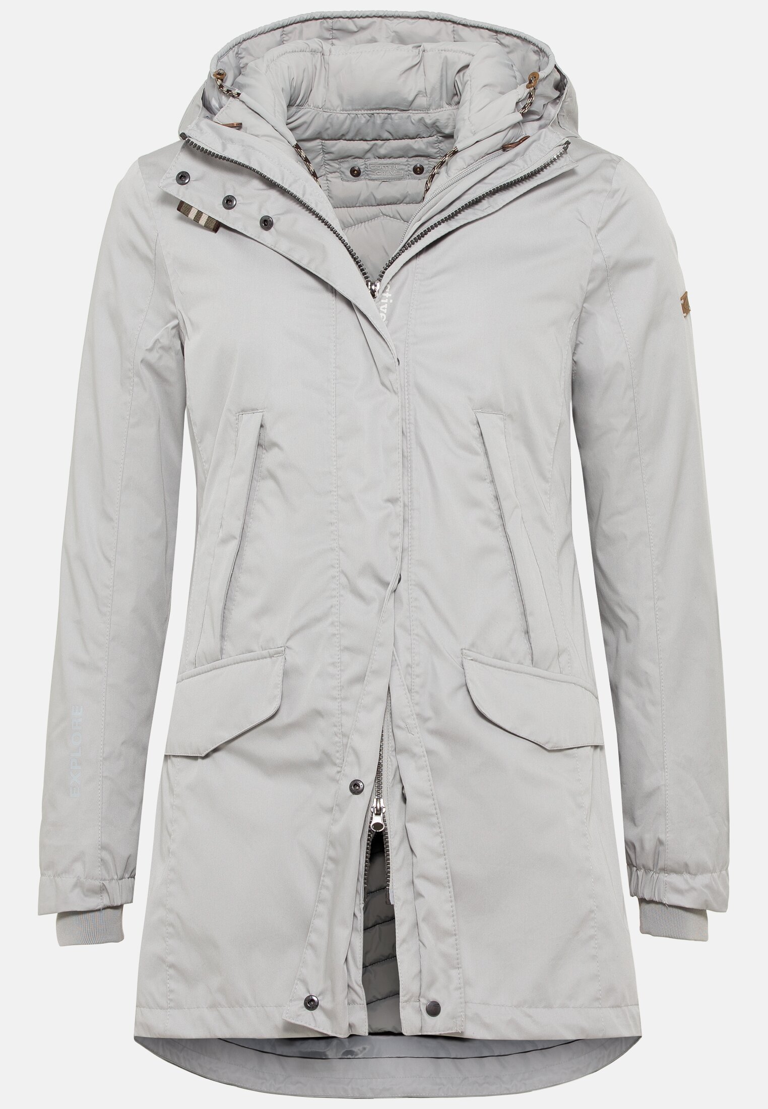 Camel Active teXXXactive? functional coat made from an organic cotton mix