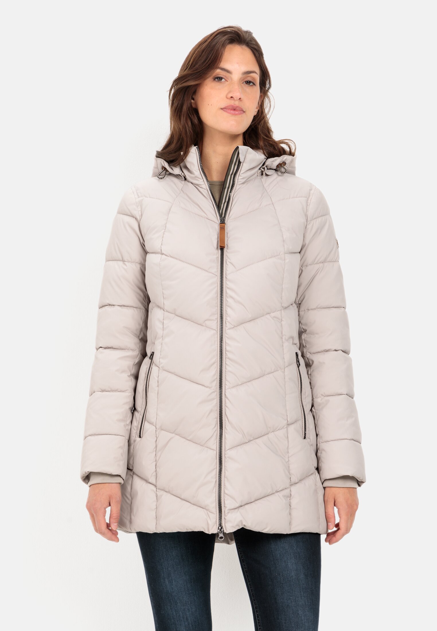 Camel Active Quilted Coat made from recycled polyester