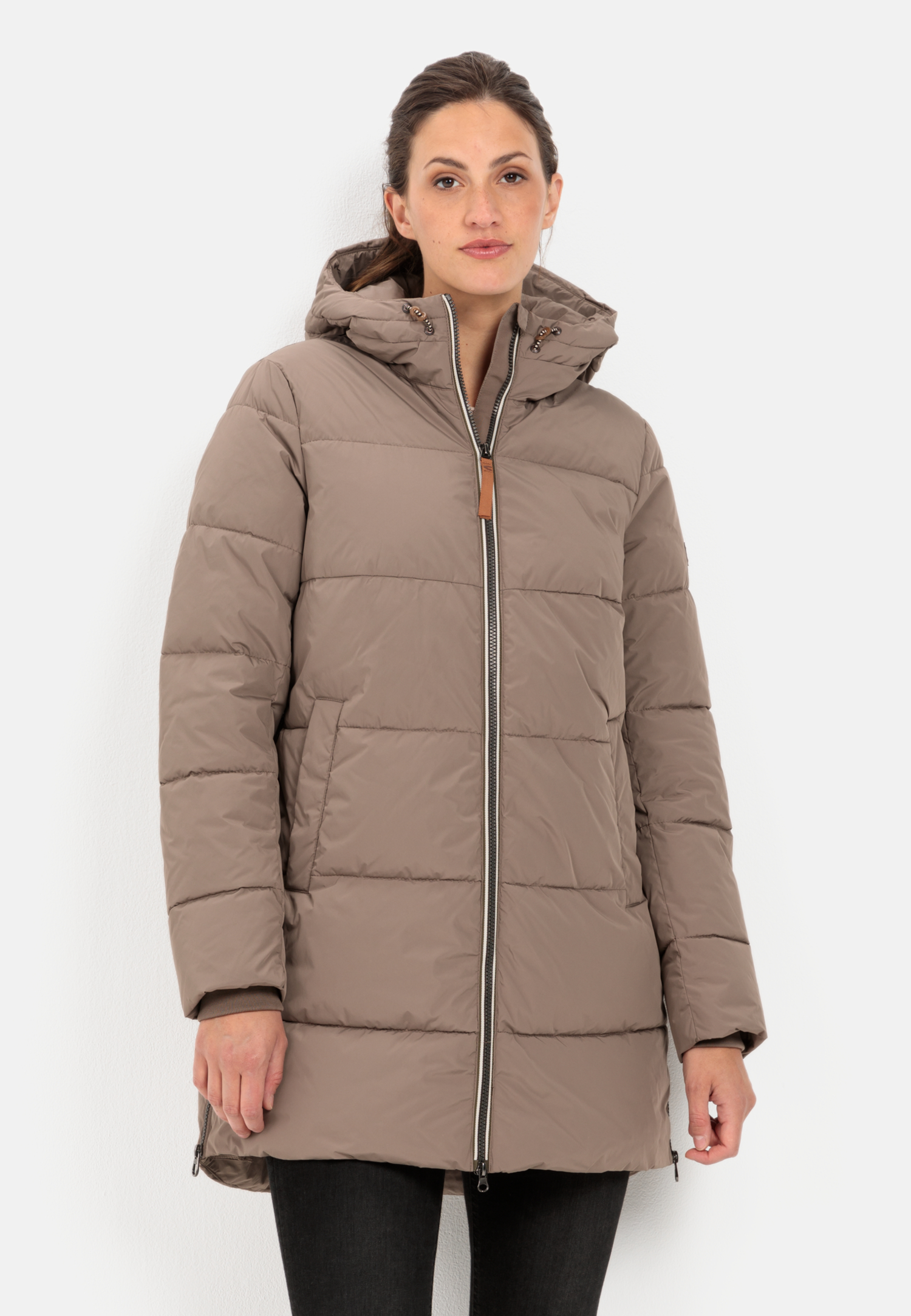 Camel Active Buffer quilted coat in recycled polyester