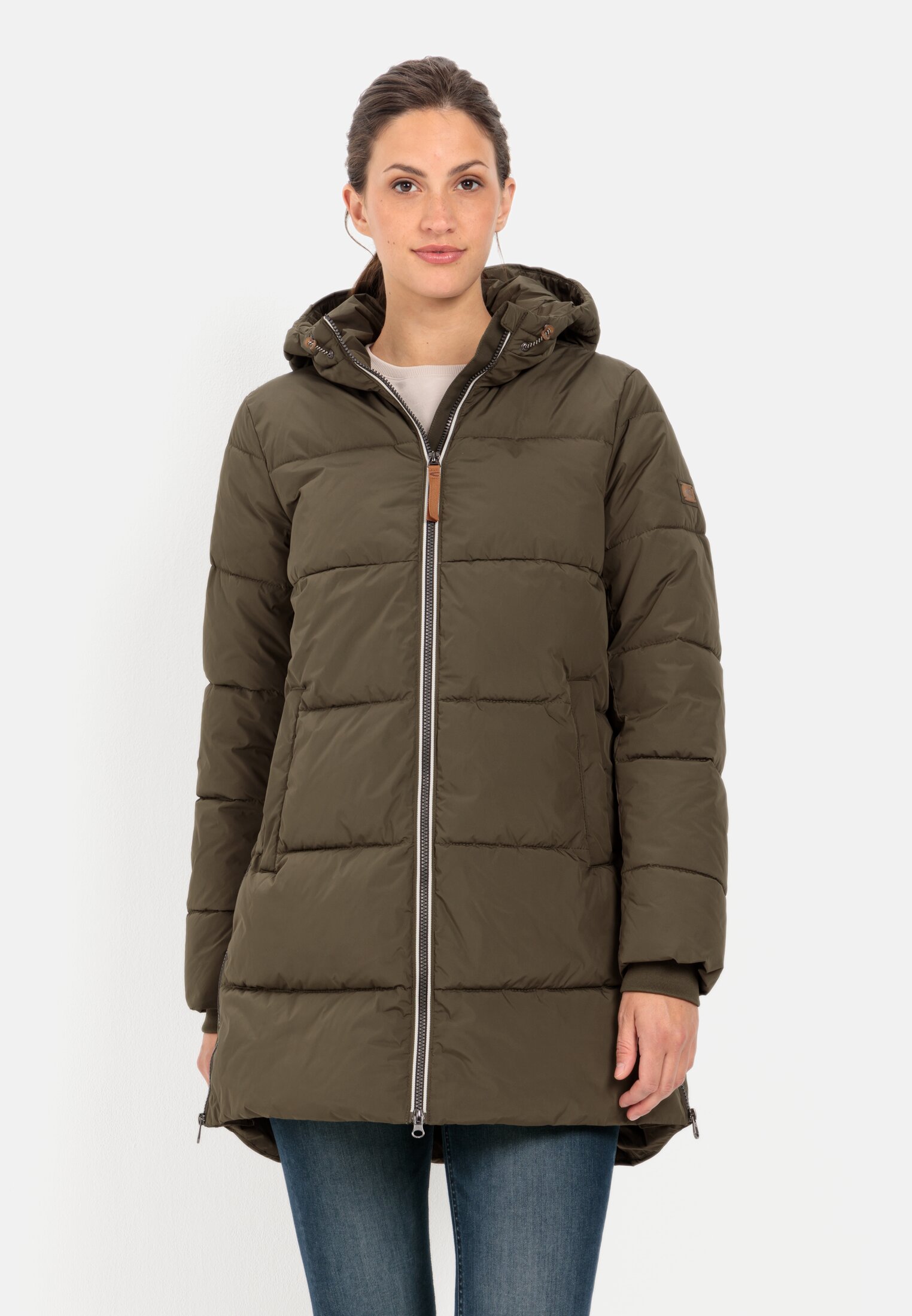 Camel Active Buffer quilted coat in recycled polyester