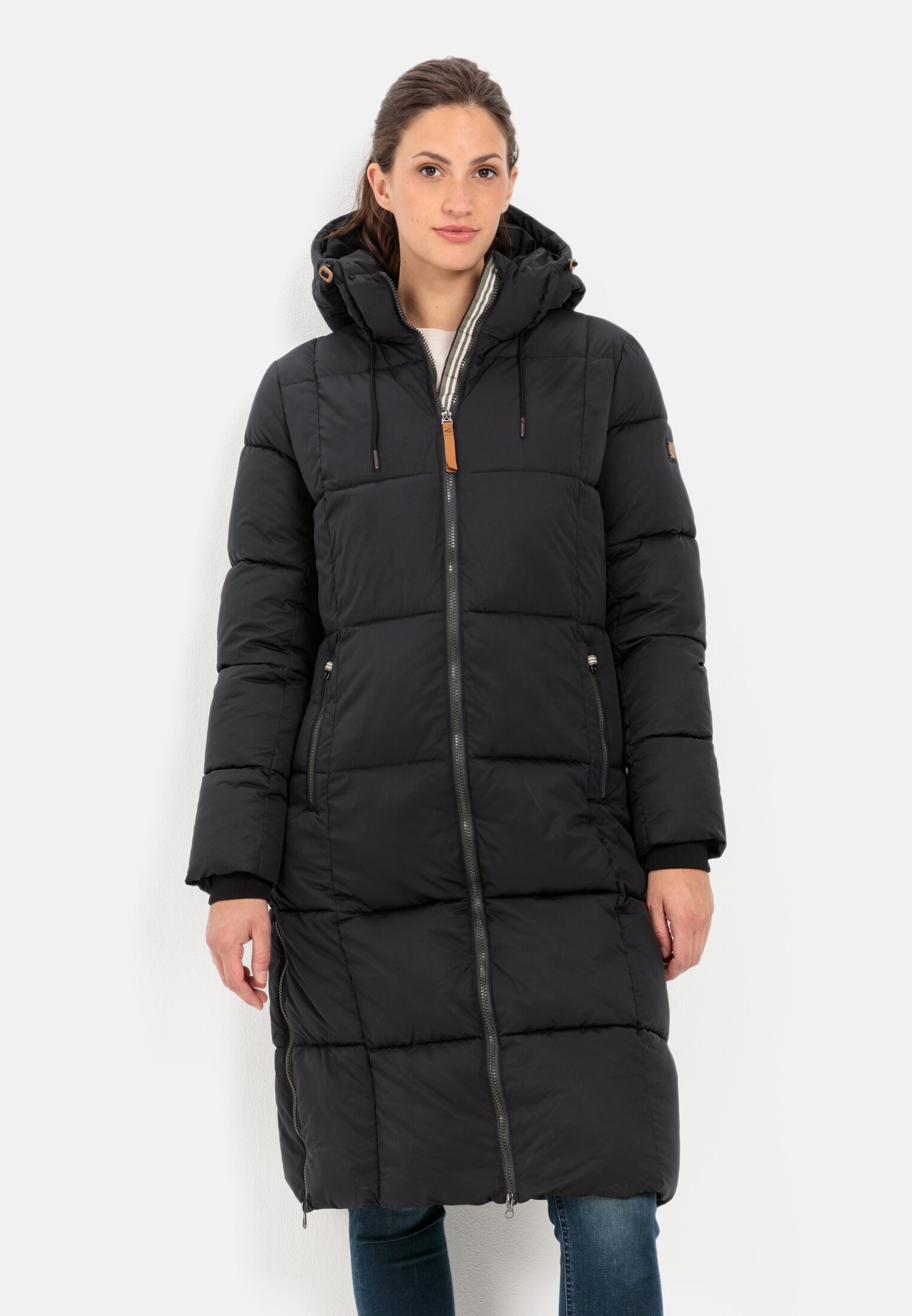 Camel Active Quilted coat with hood