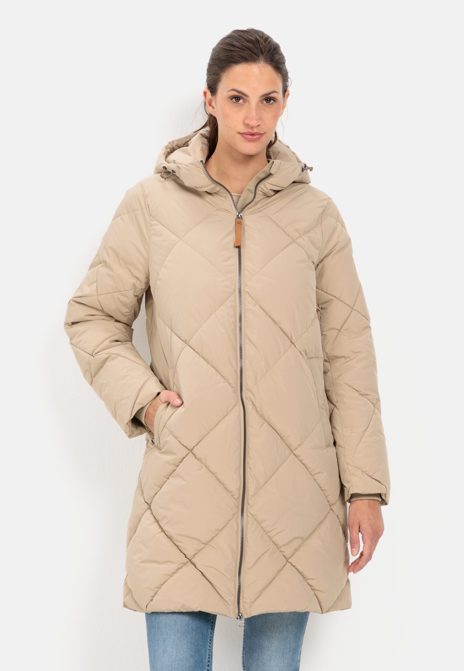 Camel Active Quilted coat in recycled polyester