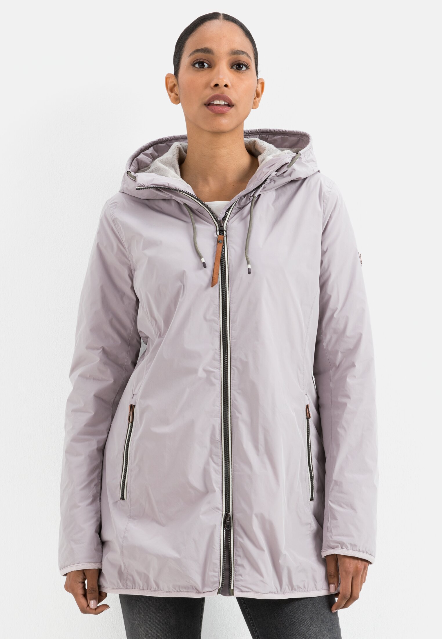 Camel Active Long windbreaker made of recycled polyester