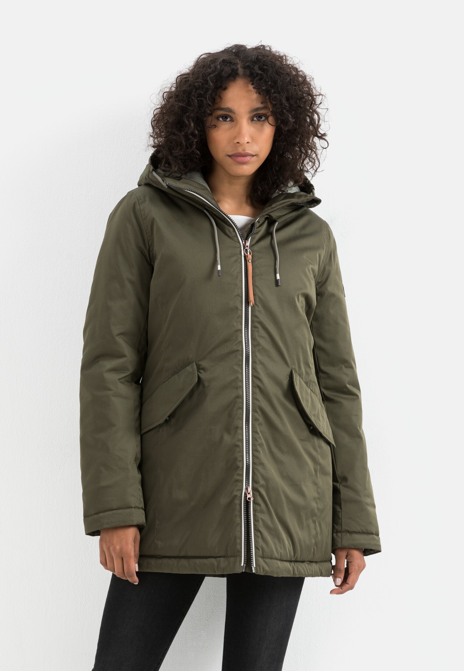 Camel Active Sustainable functional jacket with hood