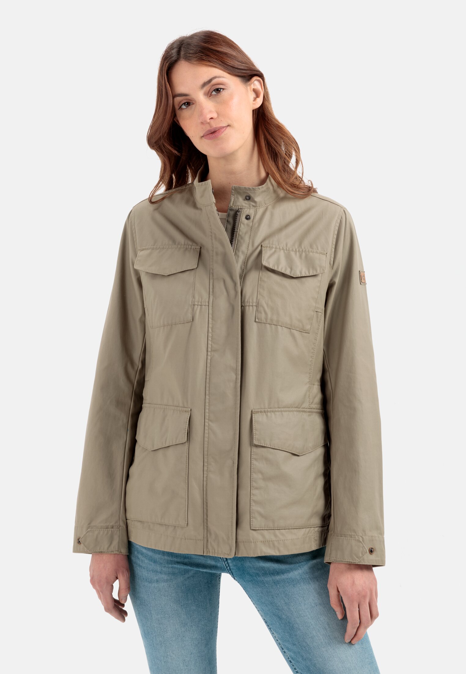 Camel Active Field jacket with stand up collar