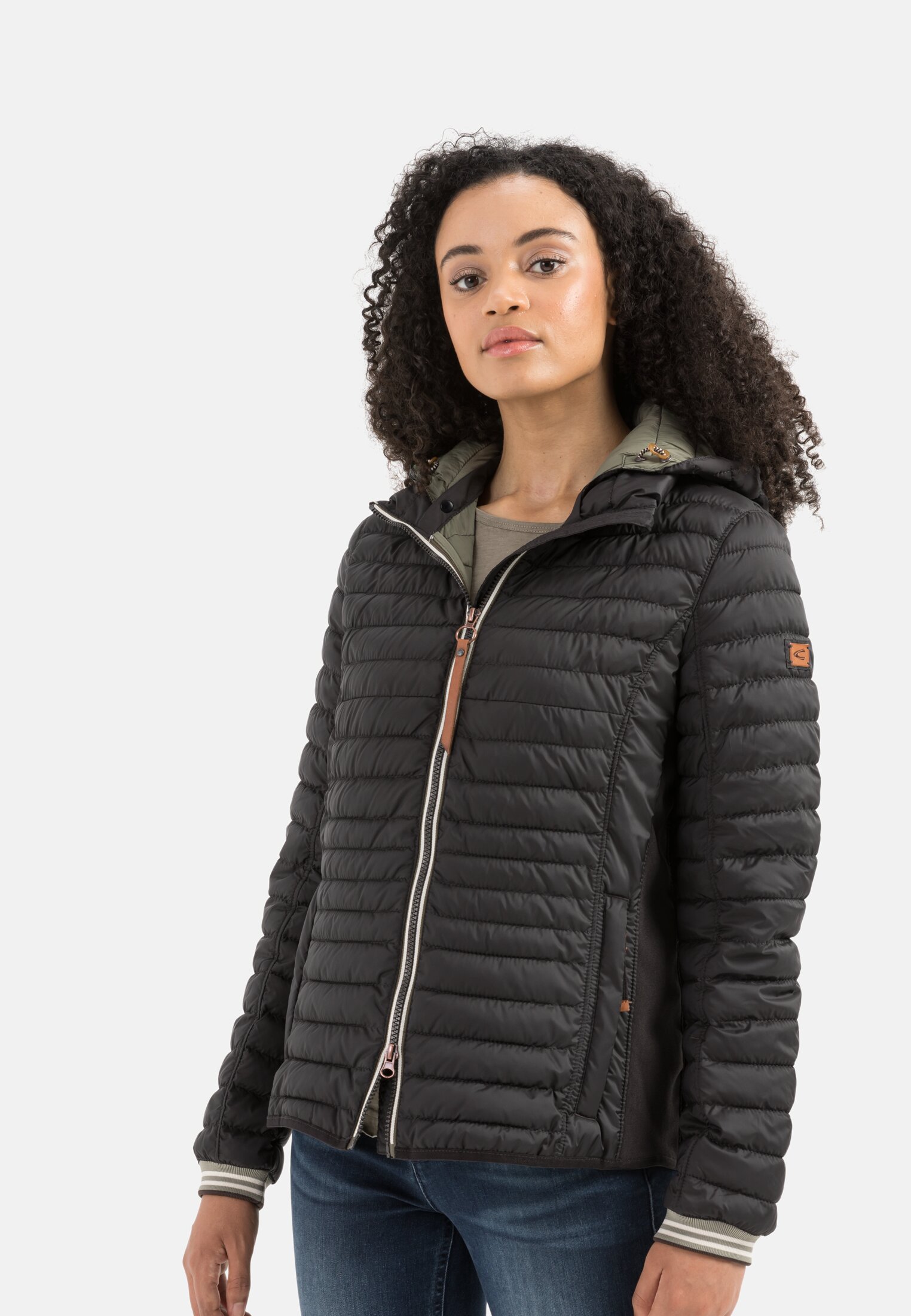 Camel Active Quilted Jacket with removable hood