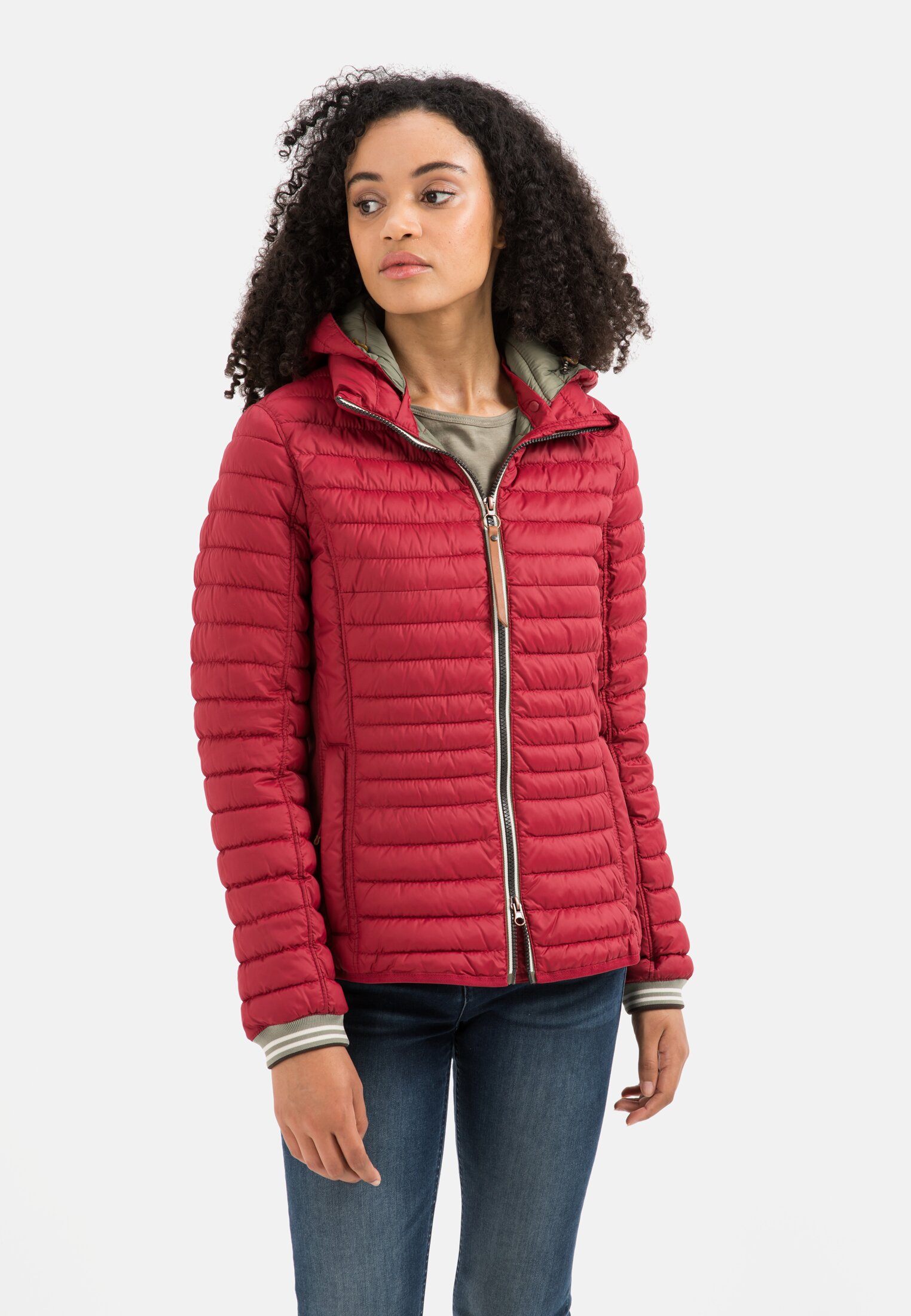 Camel Active Quilted Jacket with removable hood