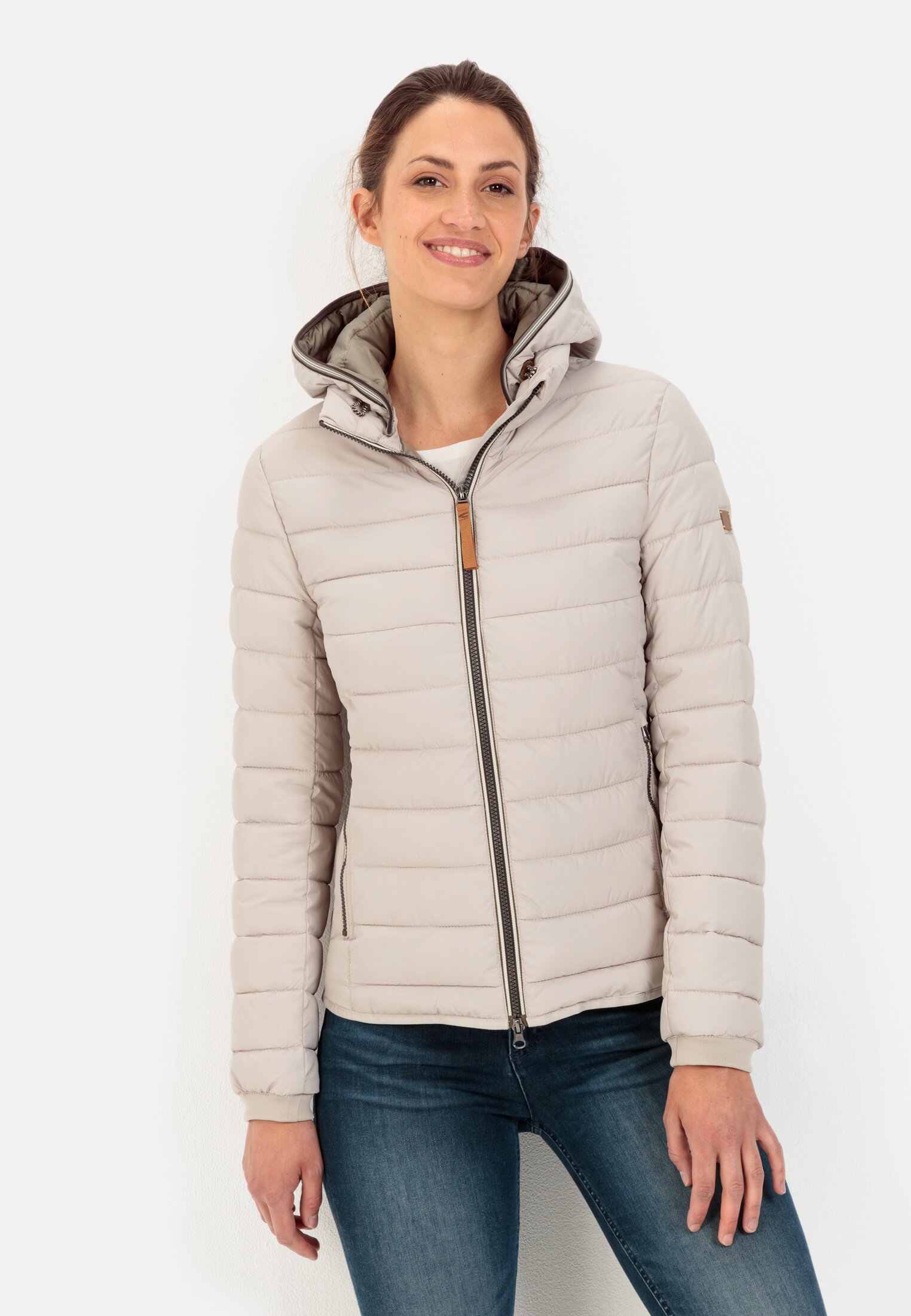 Camel Active Quilted jacket with detachable hood