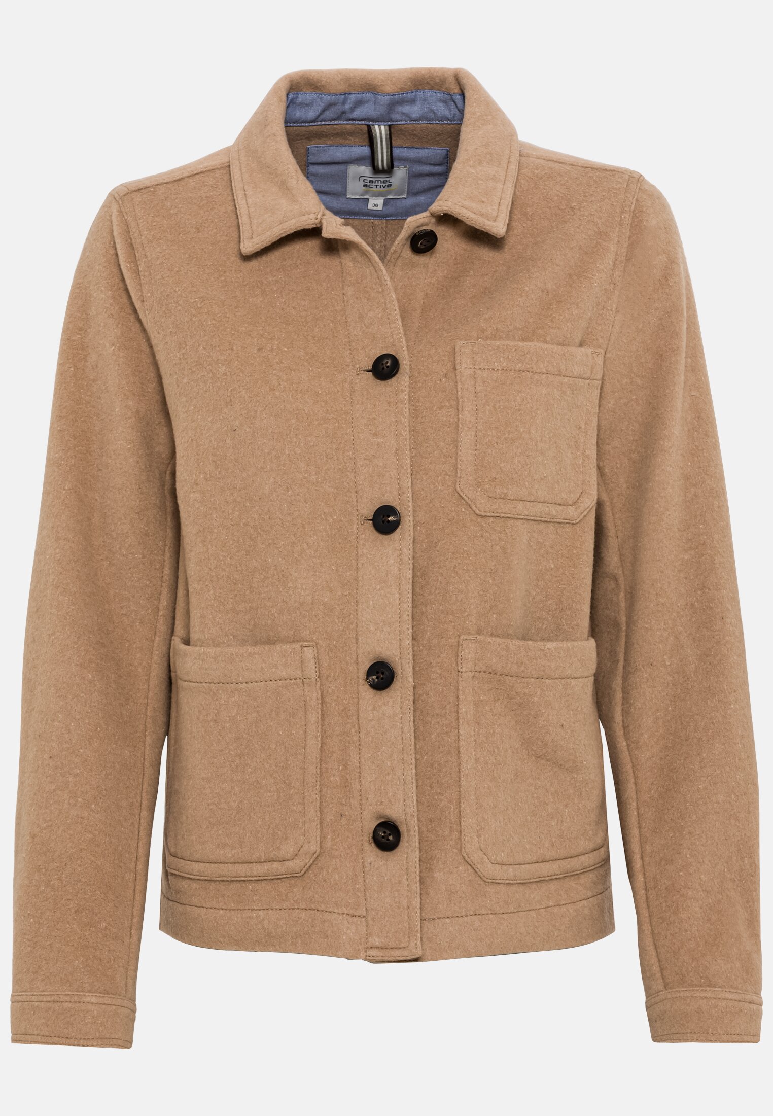 Camel Active Worker Jacket made from a wool mix