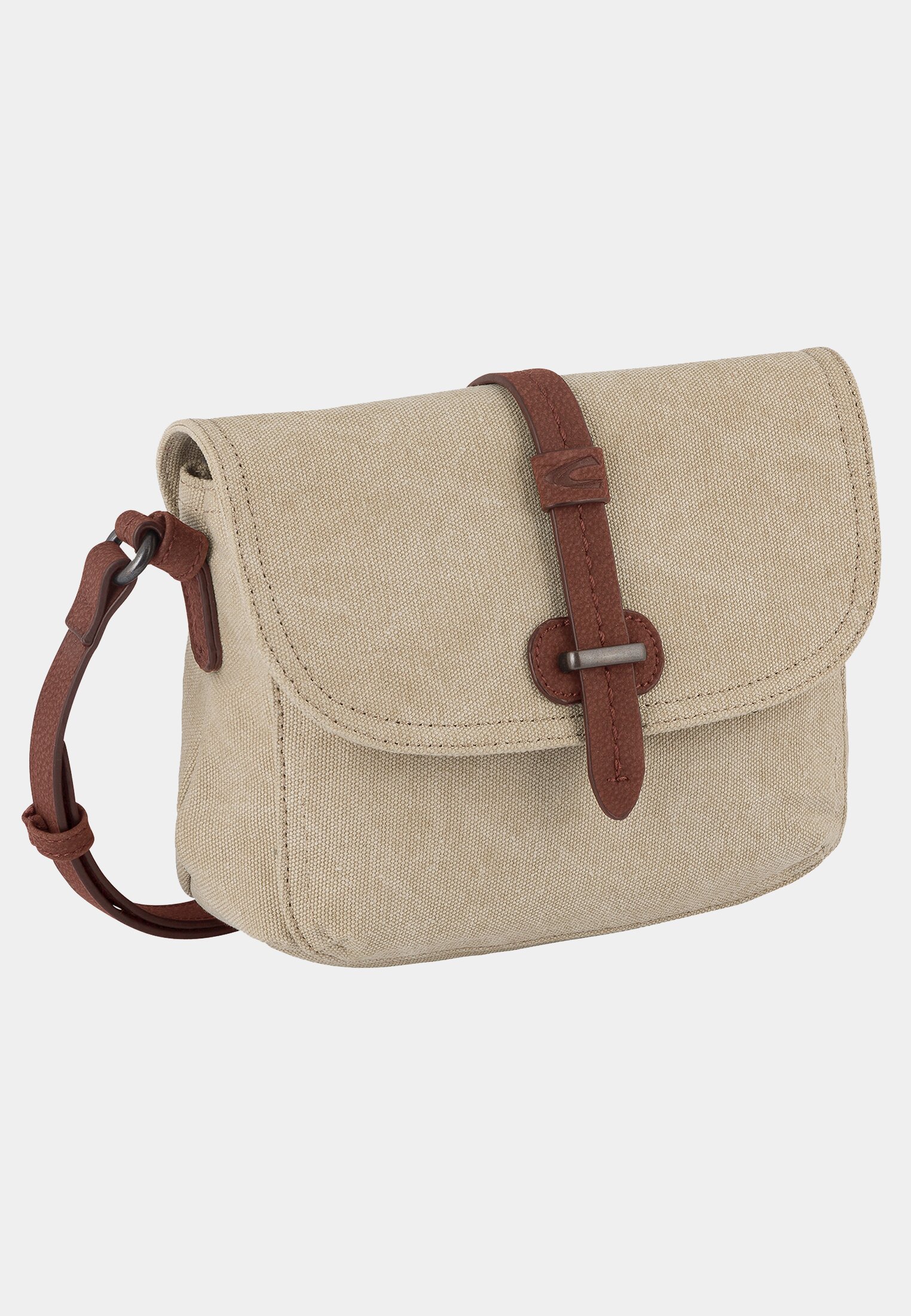 Camel Active Cross Bag Aubrey with adjustable canvas shoulder straps