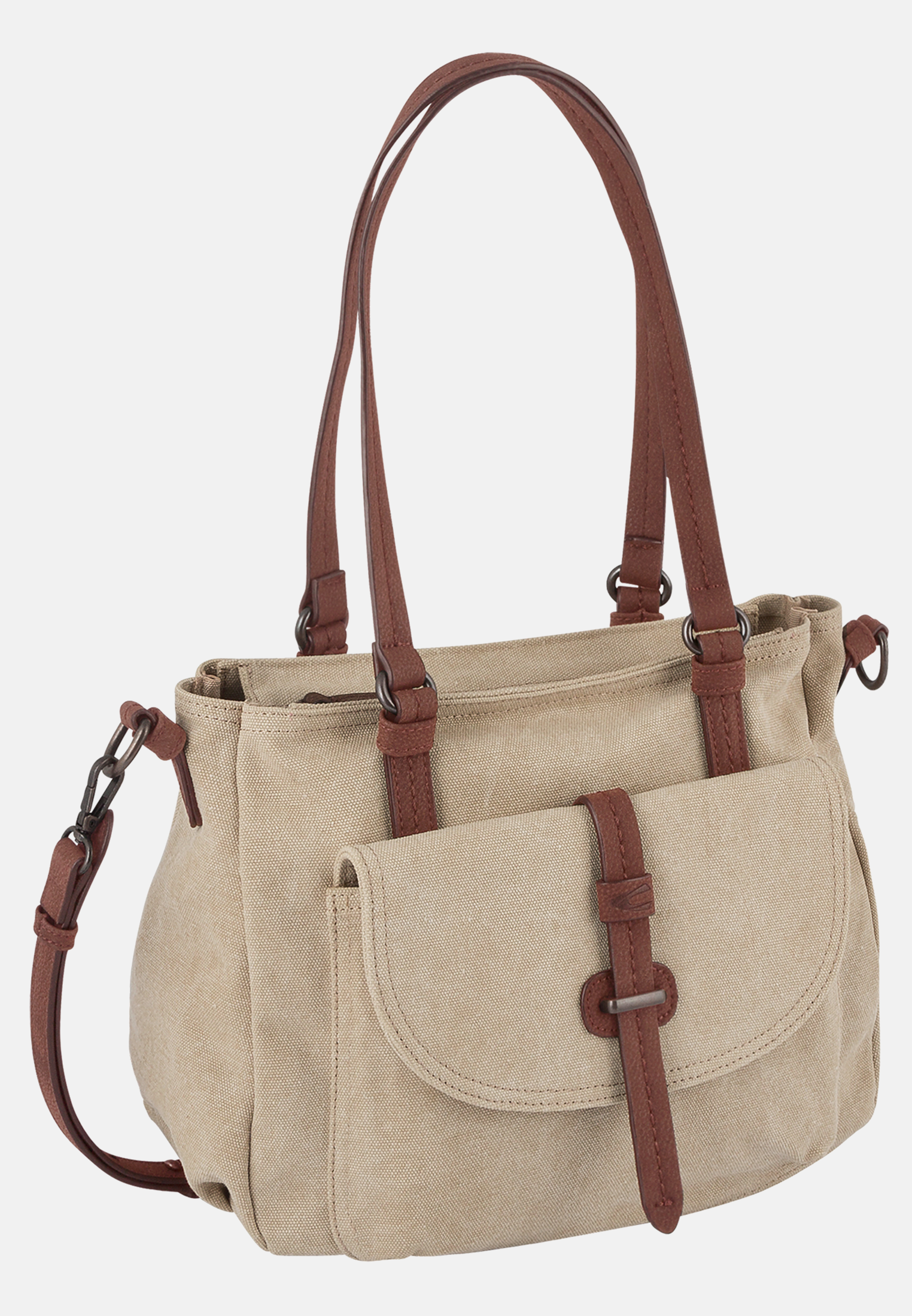 Camel Active Canvas shoulder bag Aubrey