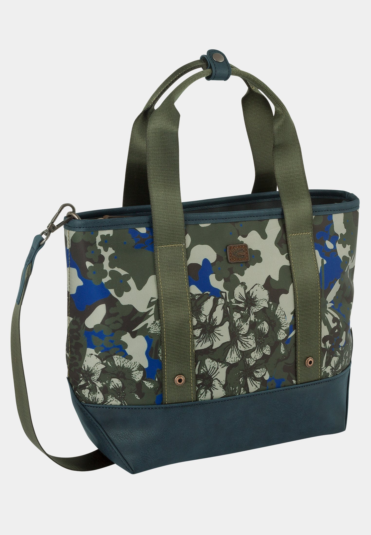 Camel Active Hailey handbag with camouflage floral panel print