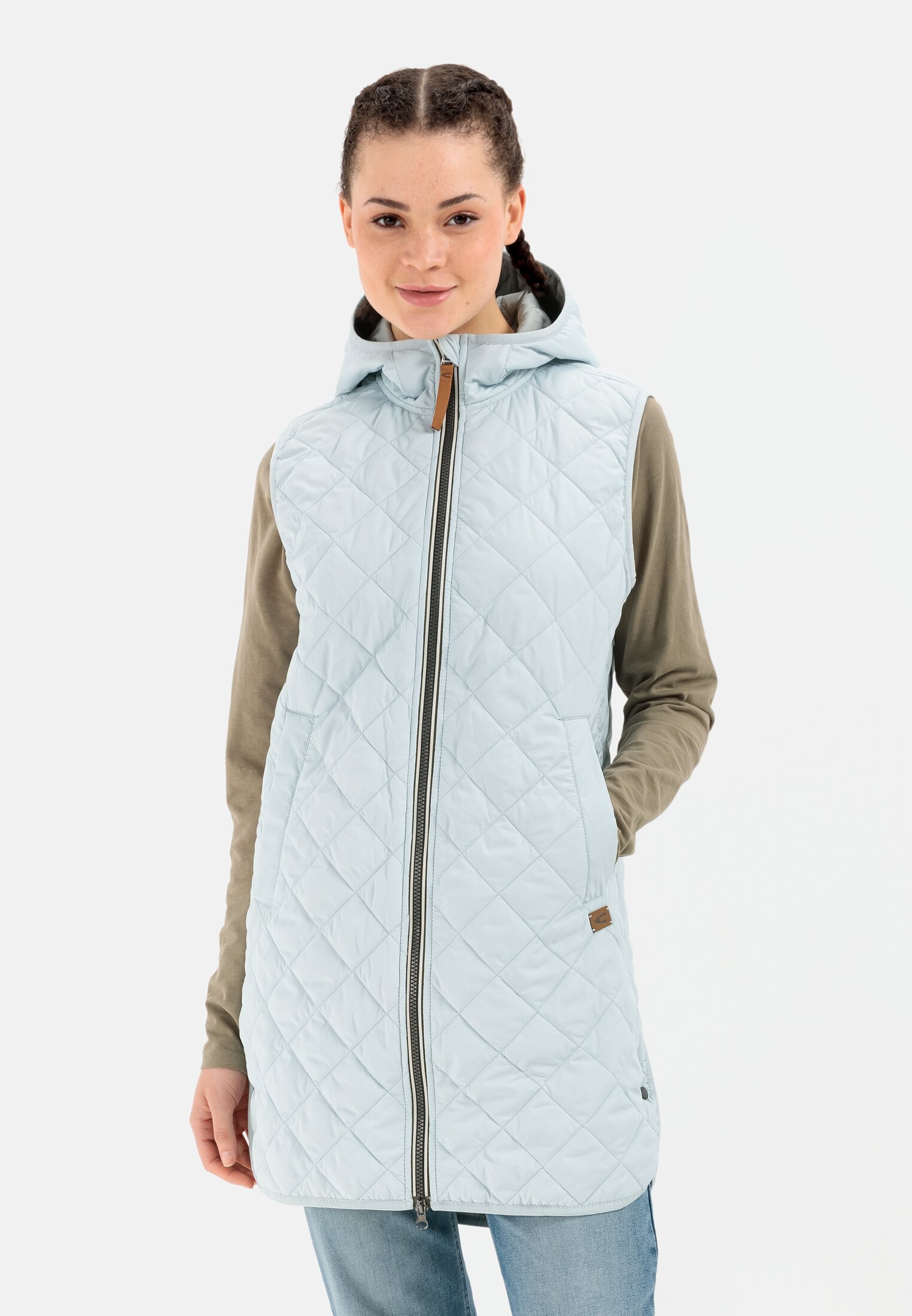 Camel Active Quilted Vest made from recycled polyester