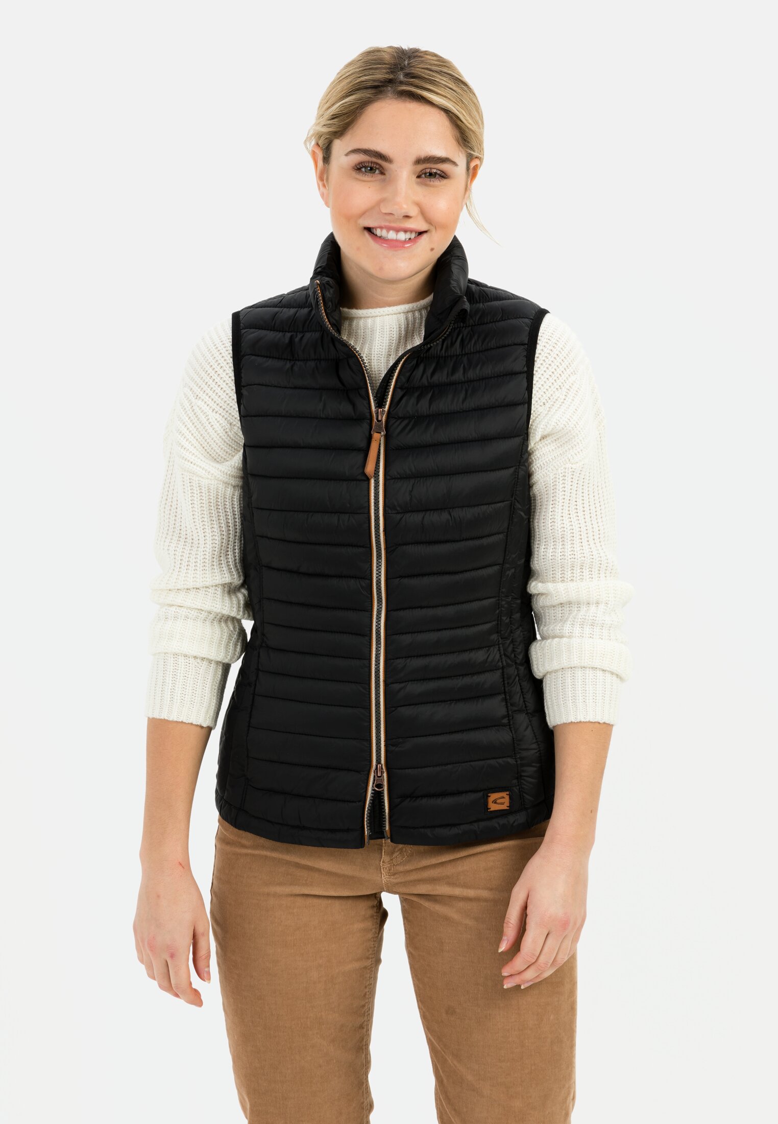 Camel Active Quilted vest made from 100% recycled material