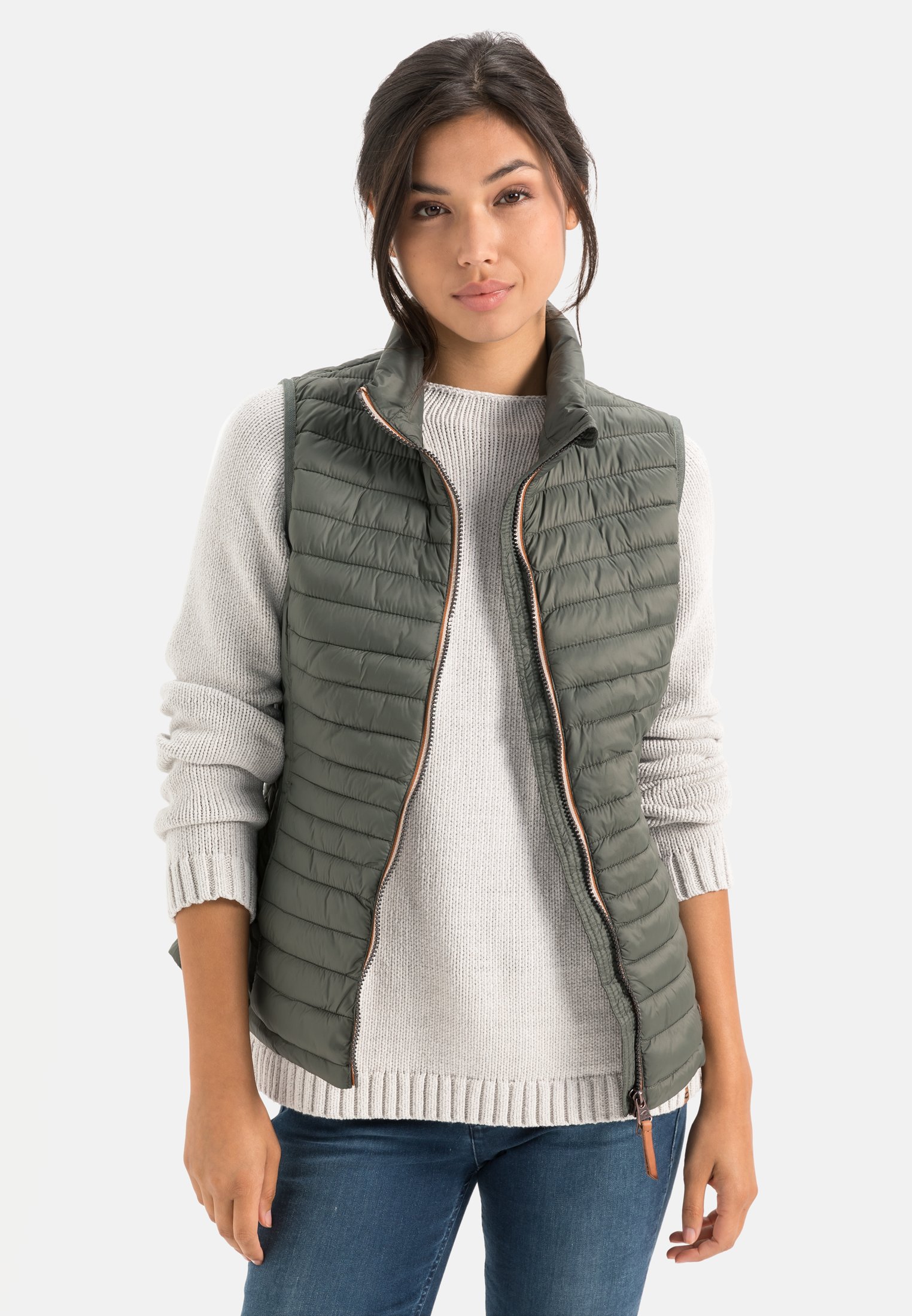 Camel Active Quilted vest made from 100% recycled material