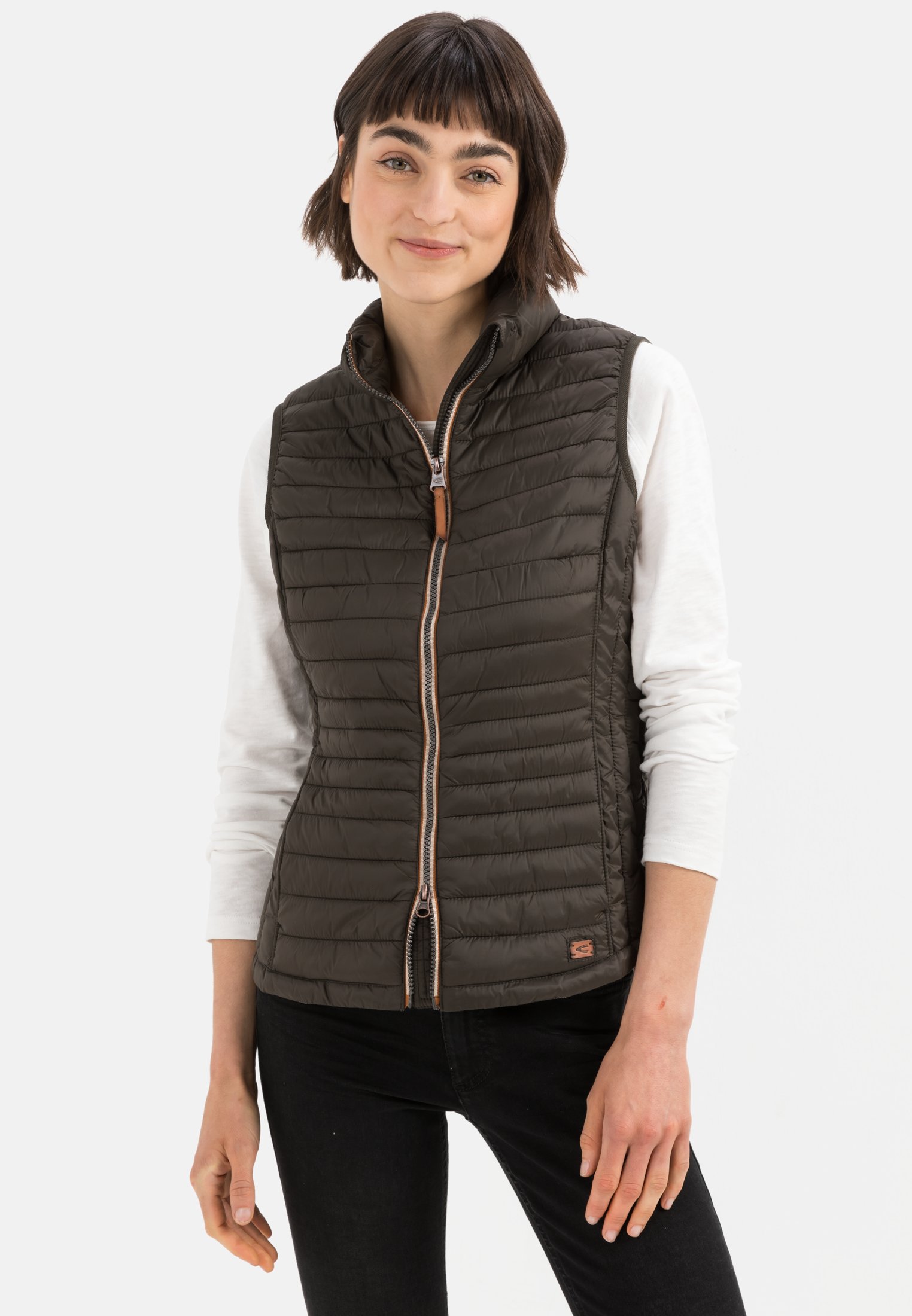 Camel Active Quilted vest made from 100% recycled material