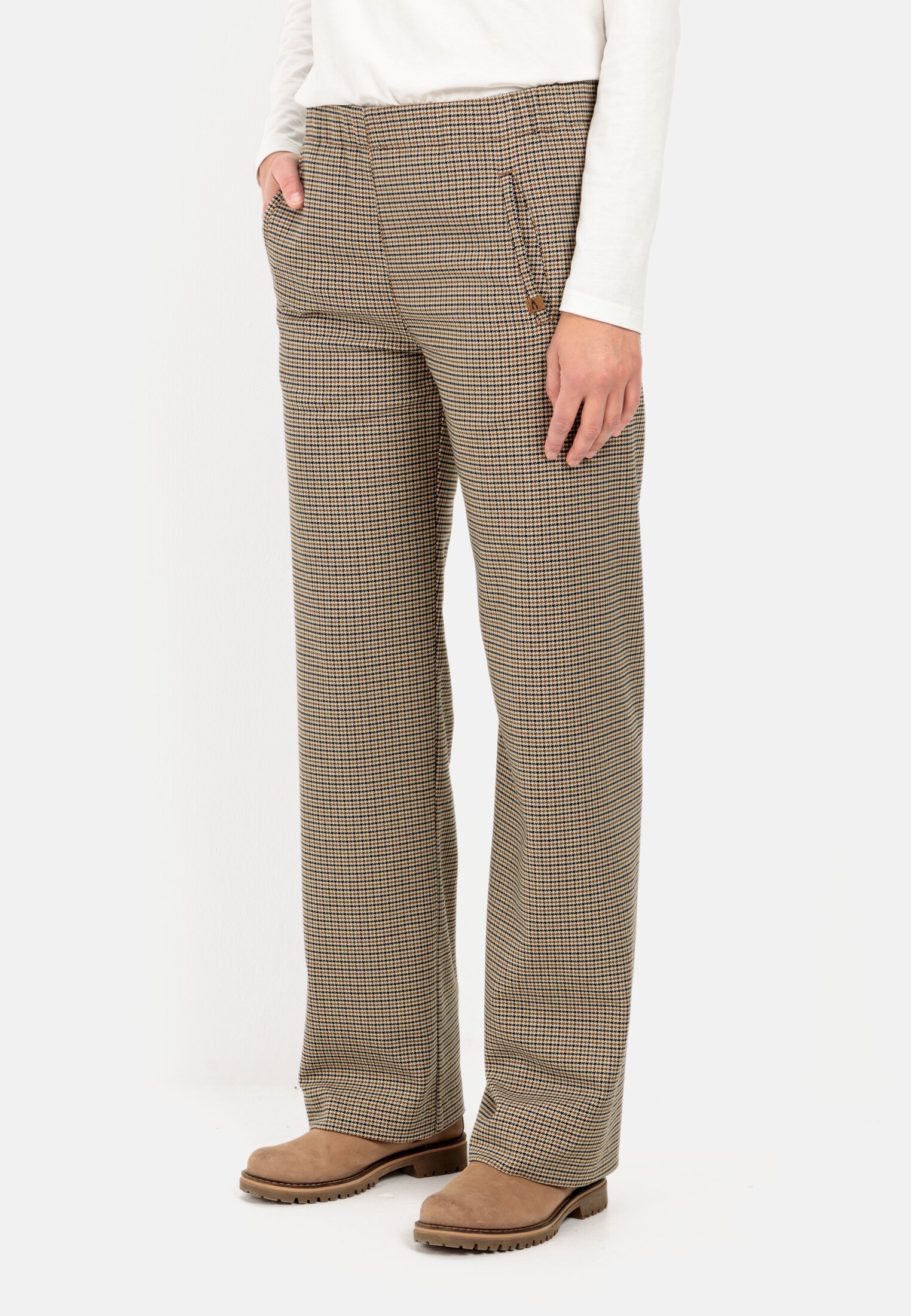 Camel Active Straight Fit Trousers with elasticated waist