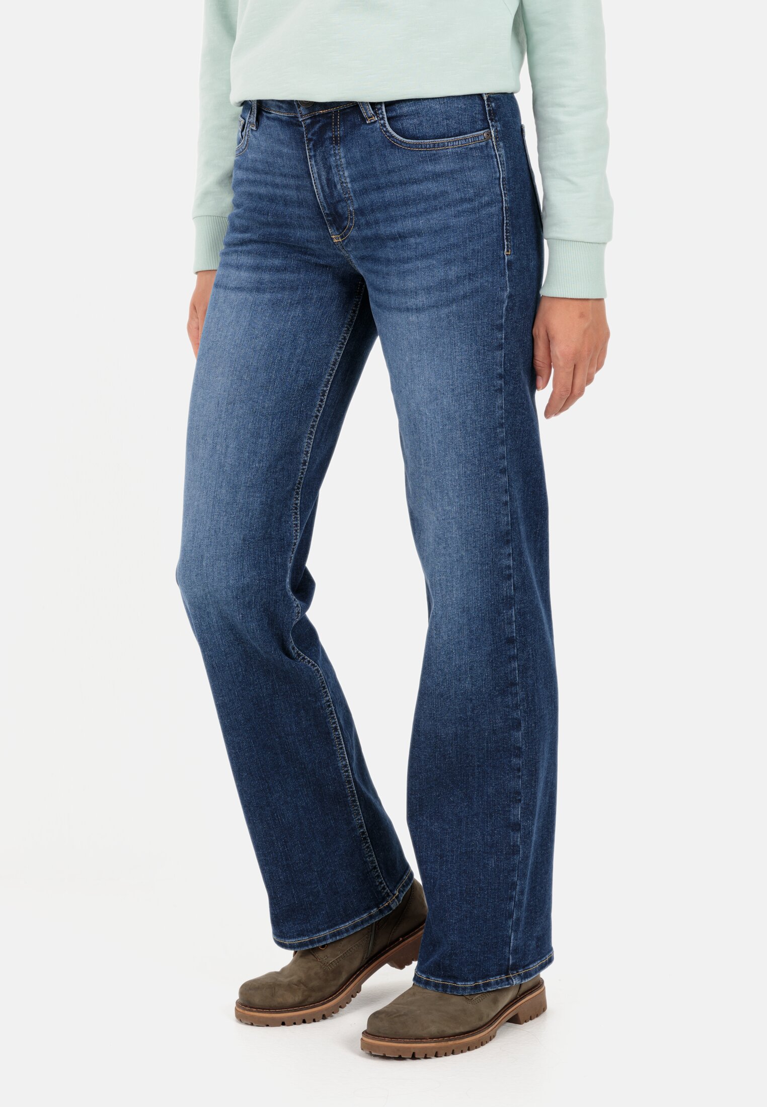 Camel Active 5-pocket jeans with wide legs