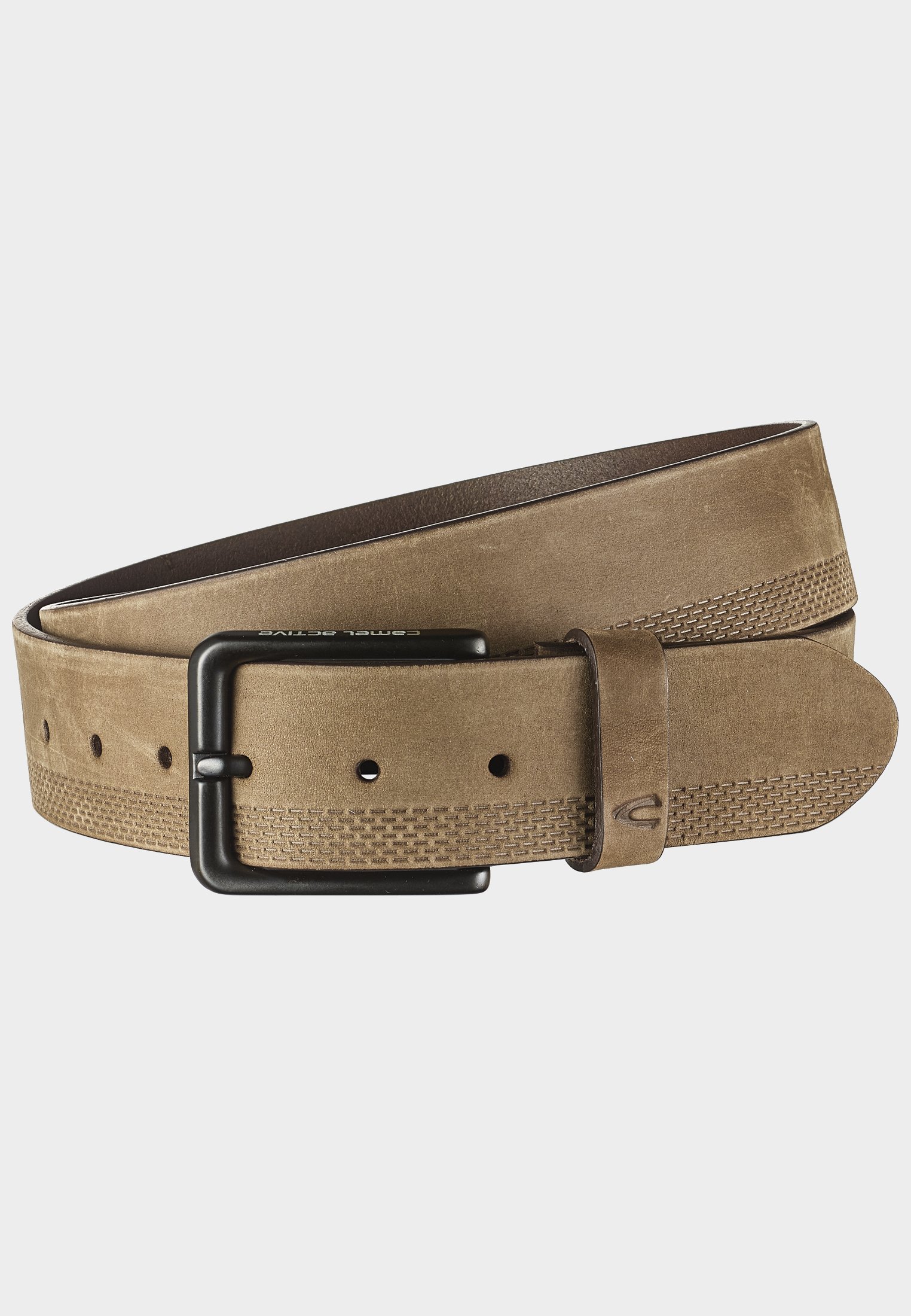 Camel Active Belt made of nubuck leather