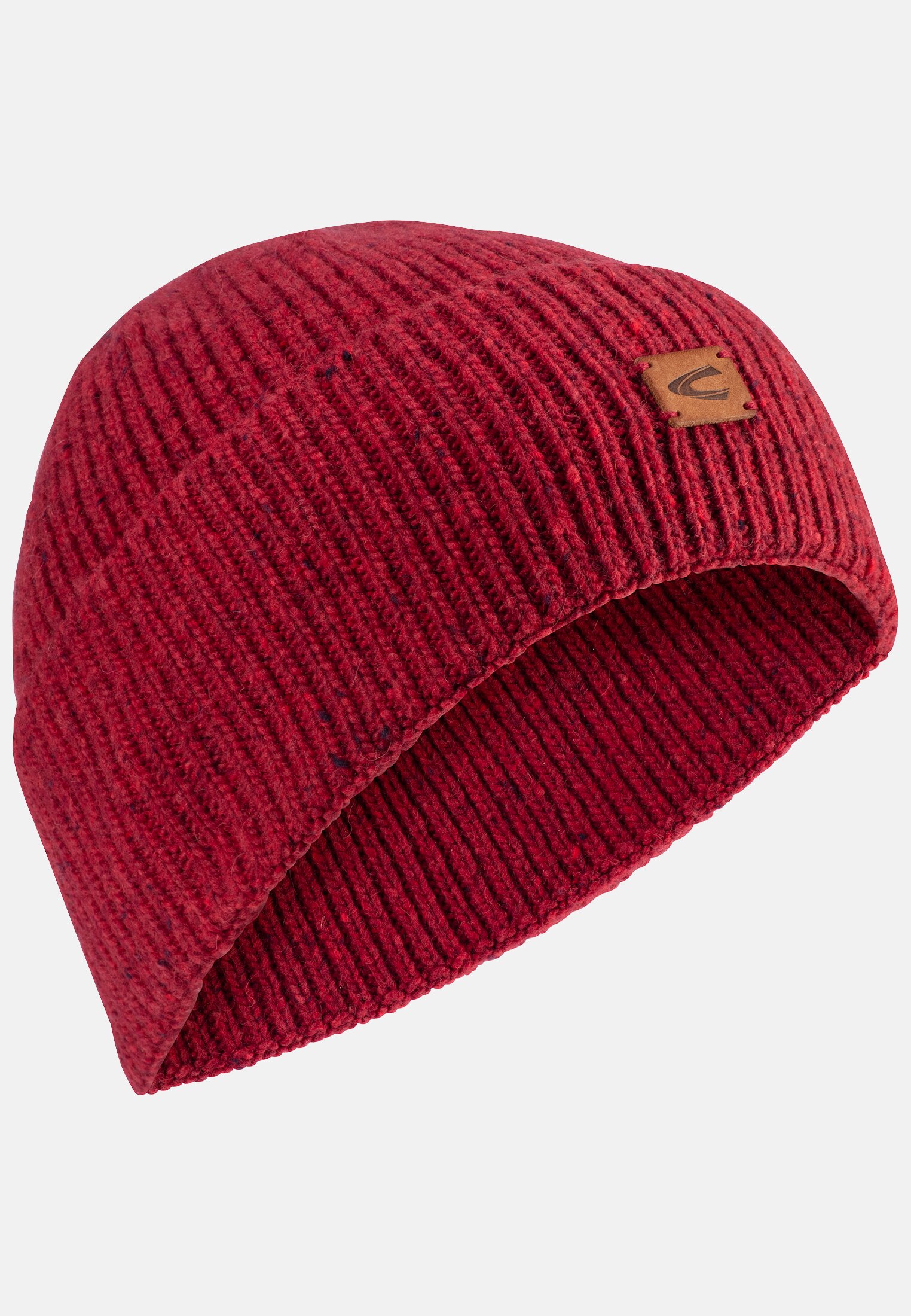 Camel Active Knitted beanie with merino wool