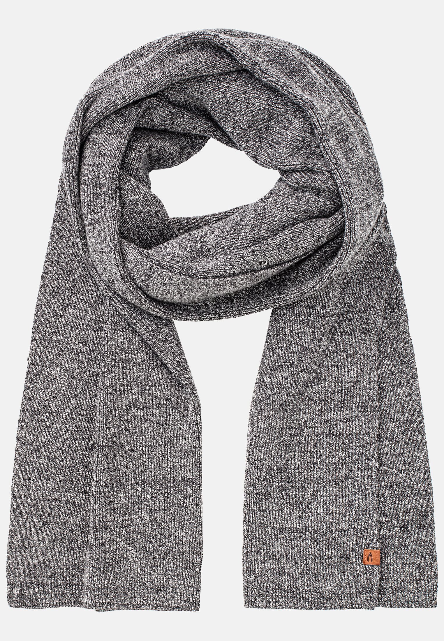 Camel Active Knitted scarf made of pure cotton