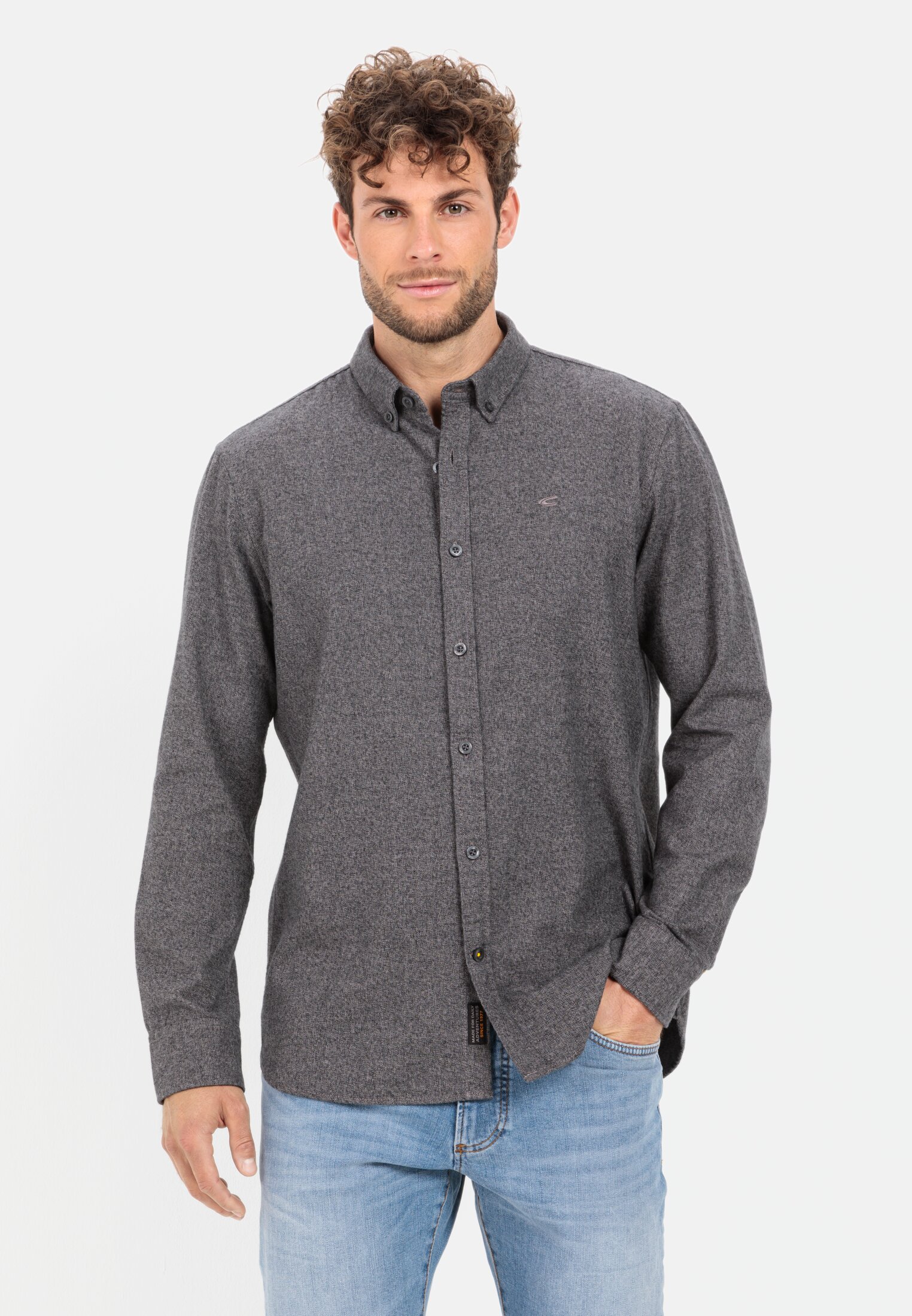 Camel Active Flannel shirt  in pure cotton