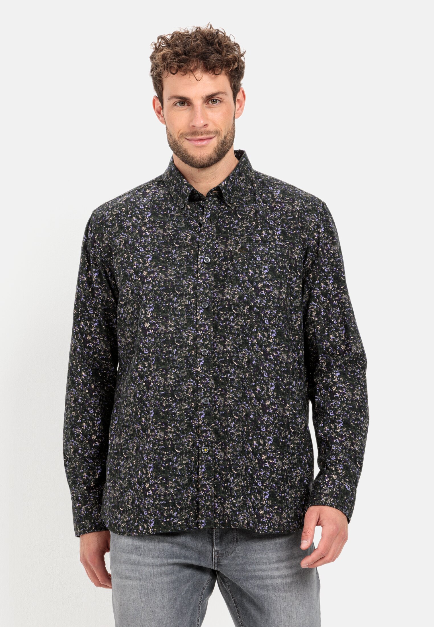 Camel Active Long-sleeved shirt with all-over print