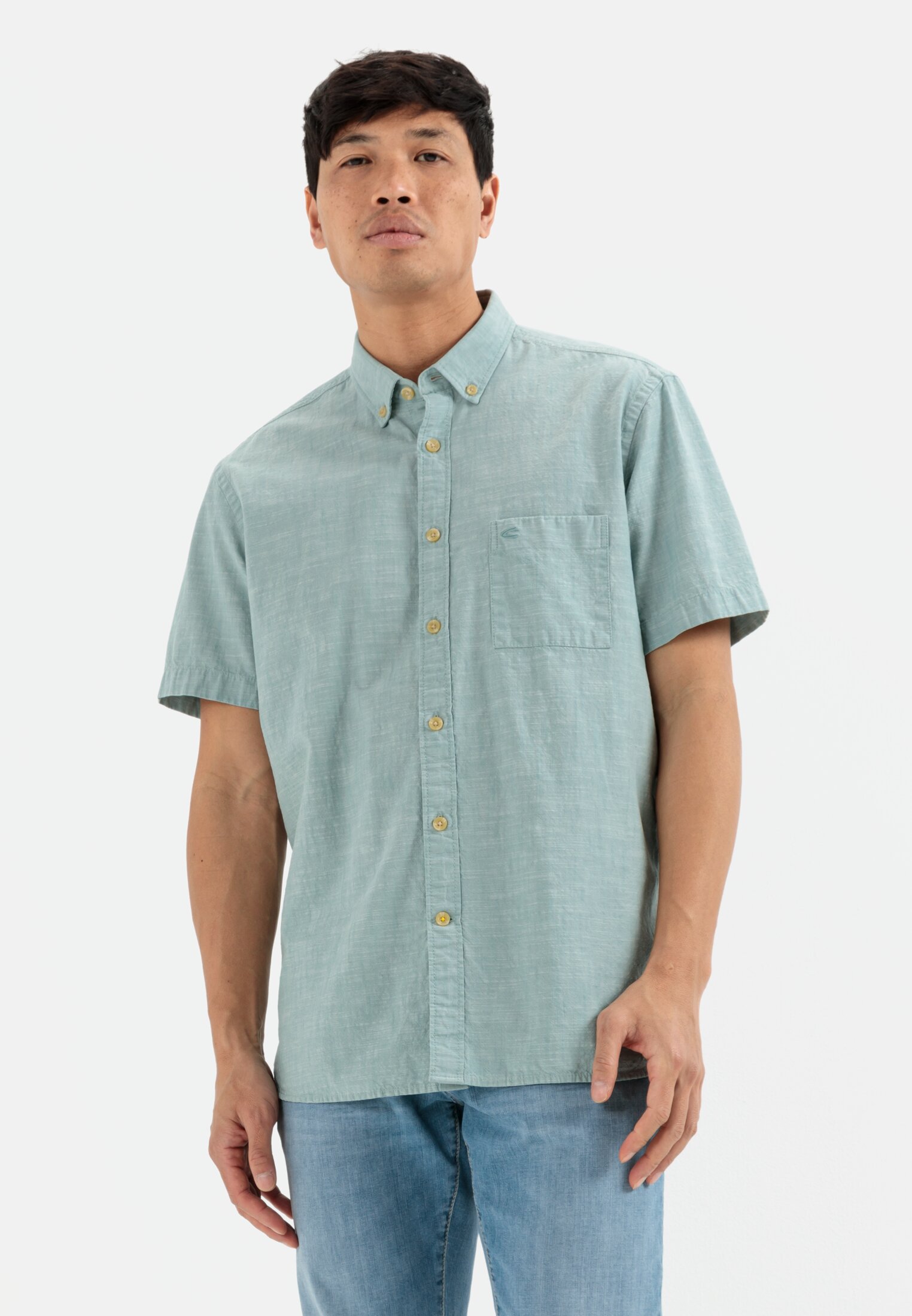 Camel Active Short sleeve shirt in pure cotton