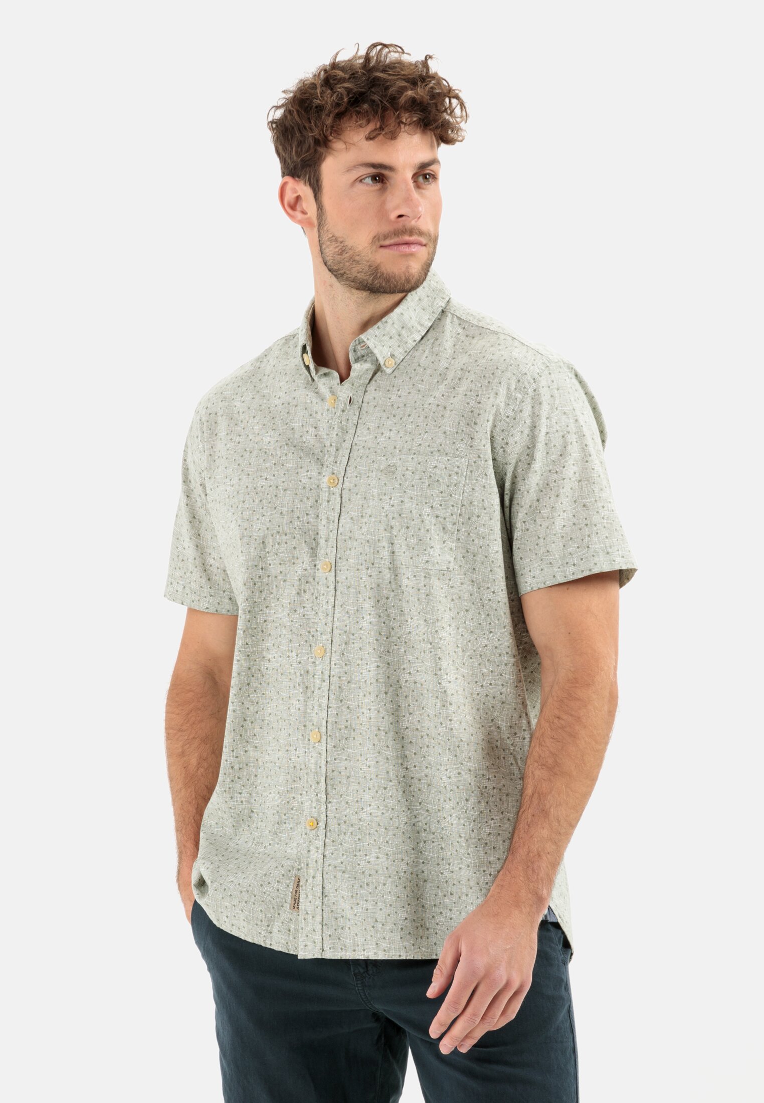 Camel Active Short sleeve shirt in pure cotton