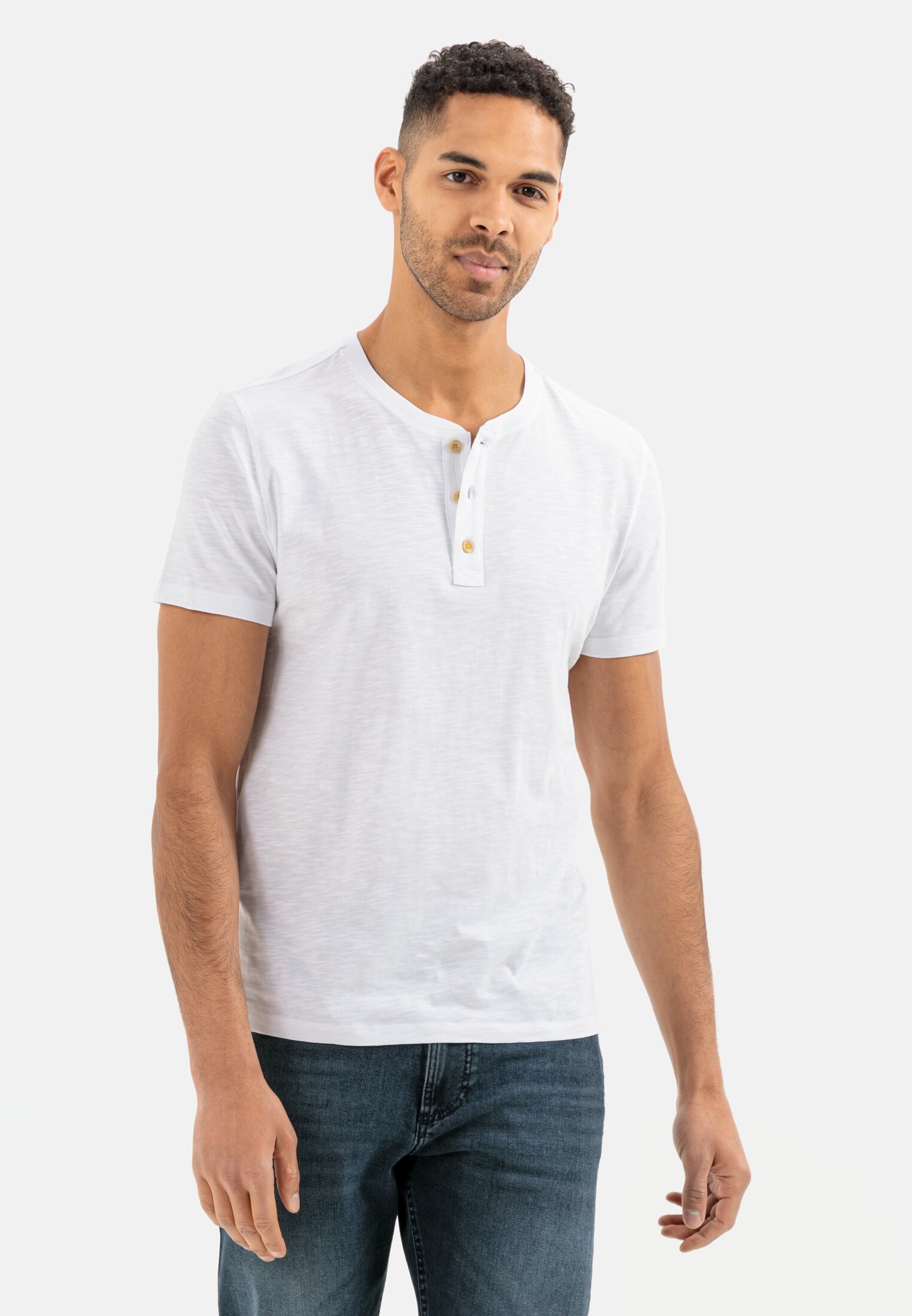 Camel Active Organic cotton short sleeve henley