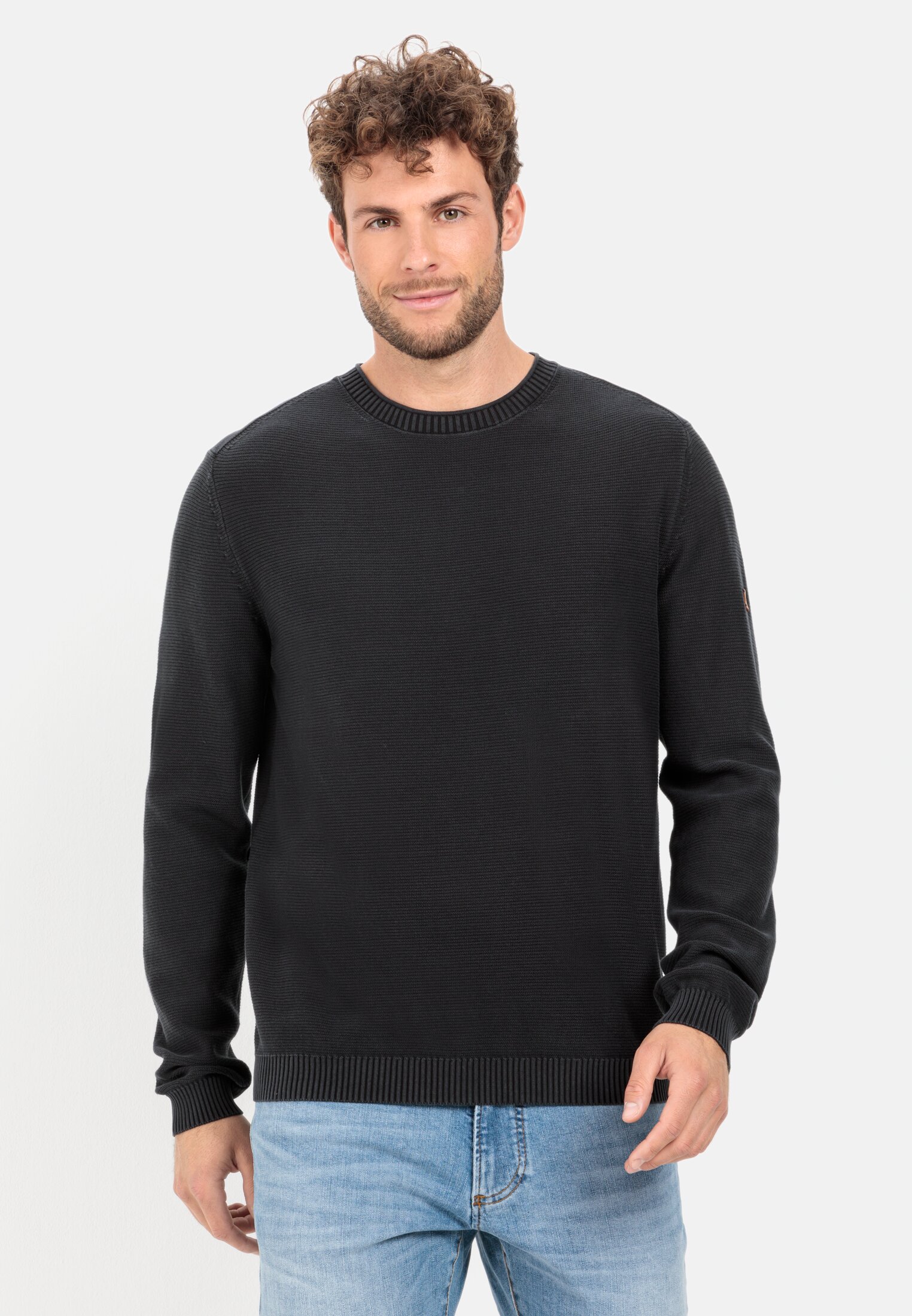 Camel Active Knitted pullover made from organic cotton