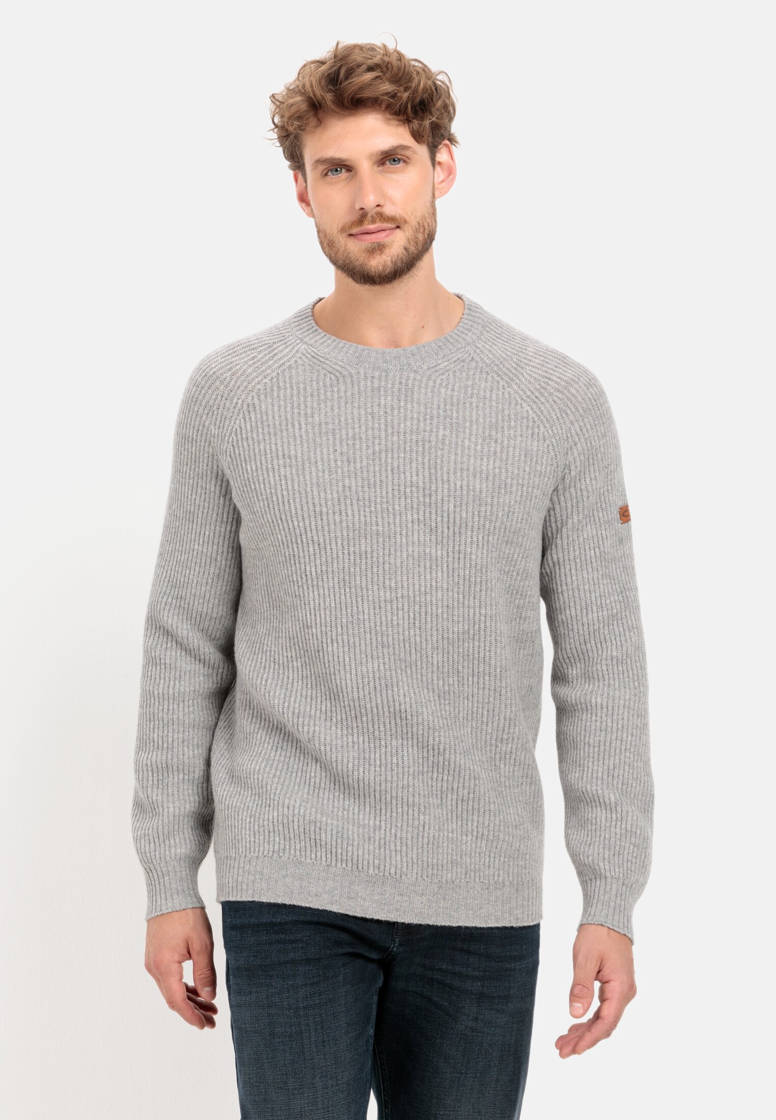 Camel Active Knitted jumper in warm lambswool