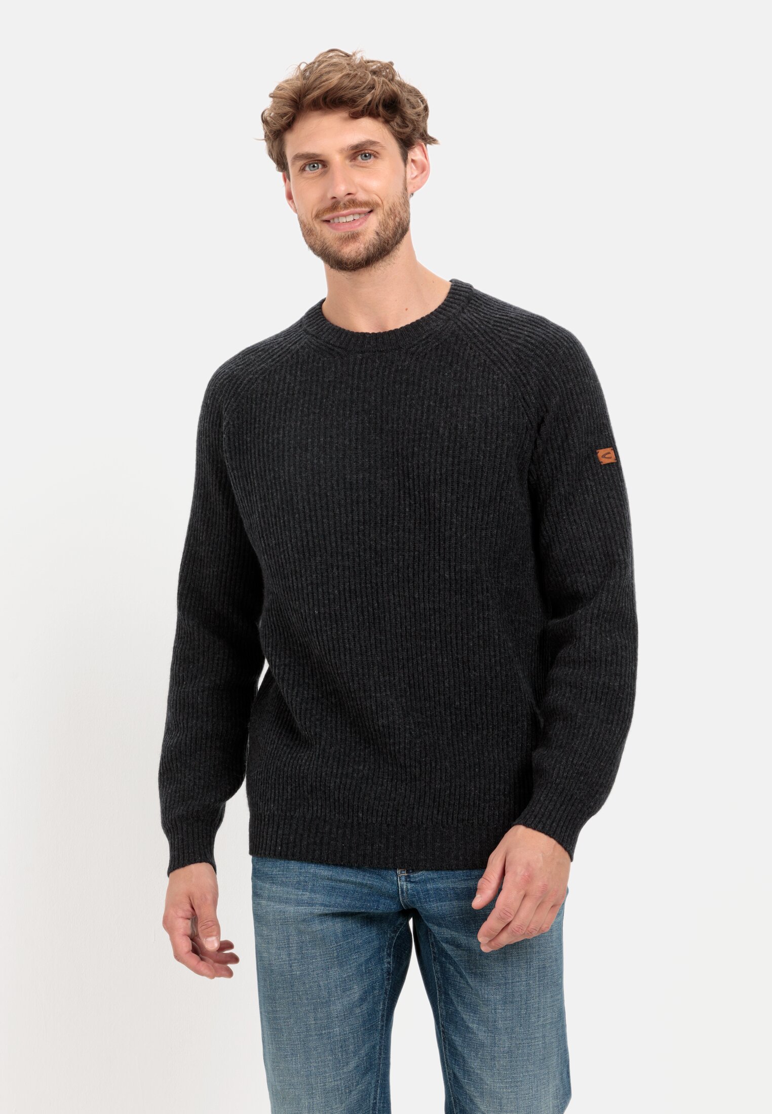 Camel Active Knitted jumper in warm lambswool