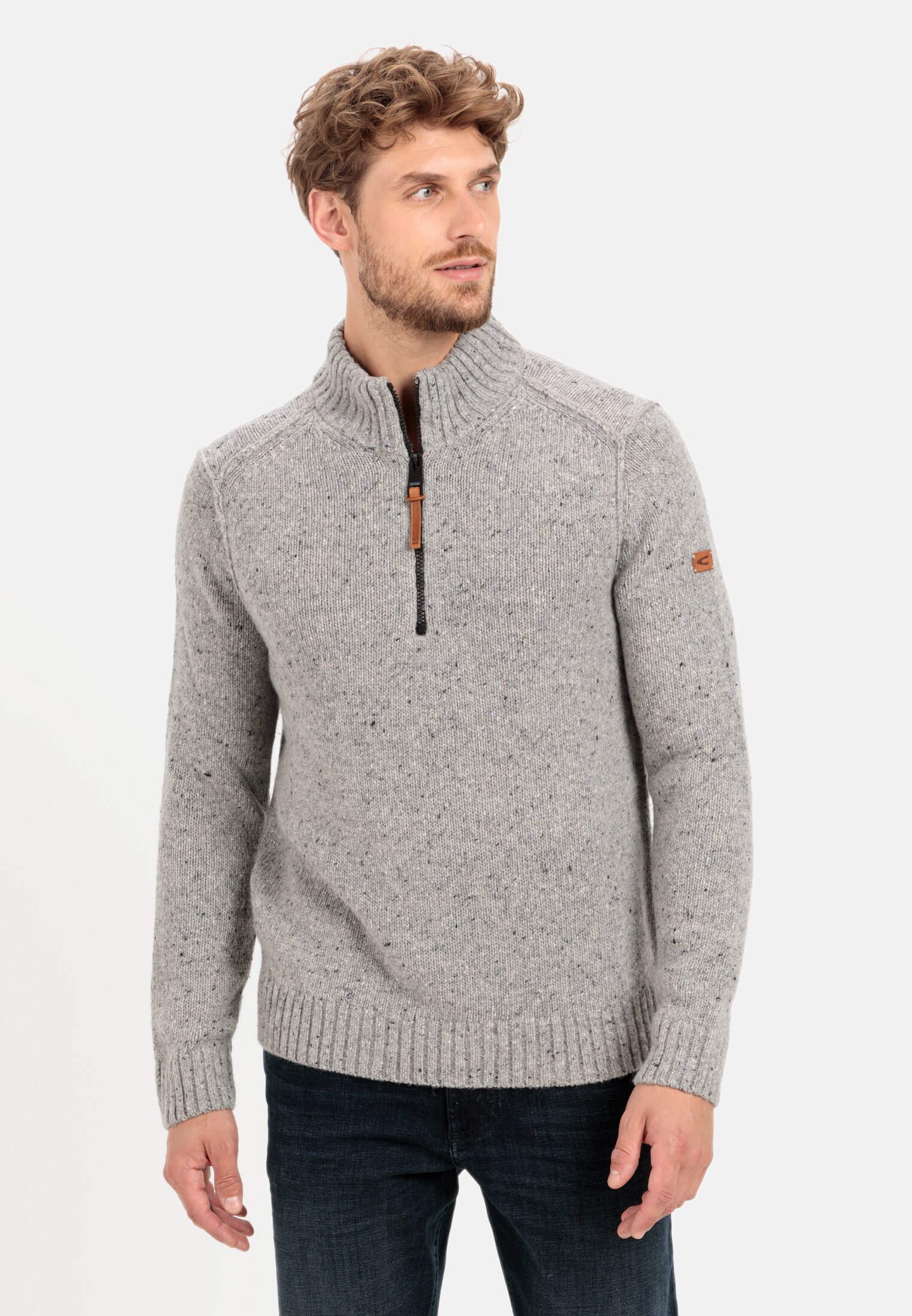 Camel Active Knitted troyer with merino wool