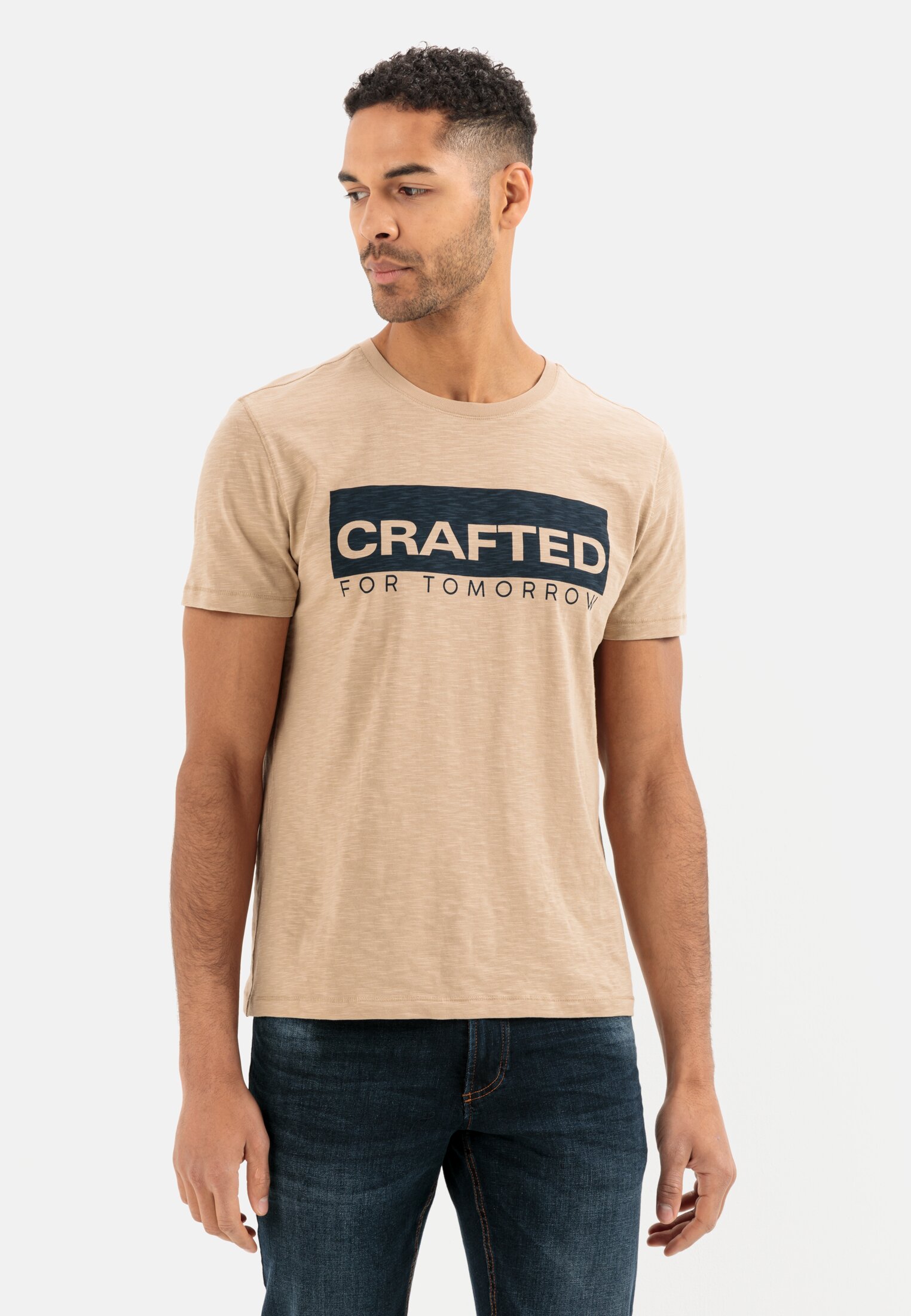 Camel Active Short sleeve T-shirt in organic cotton