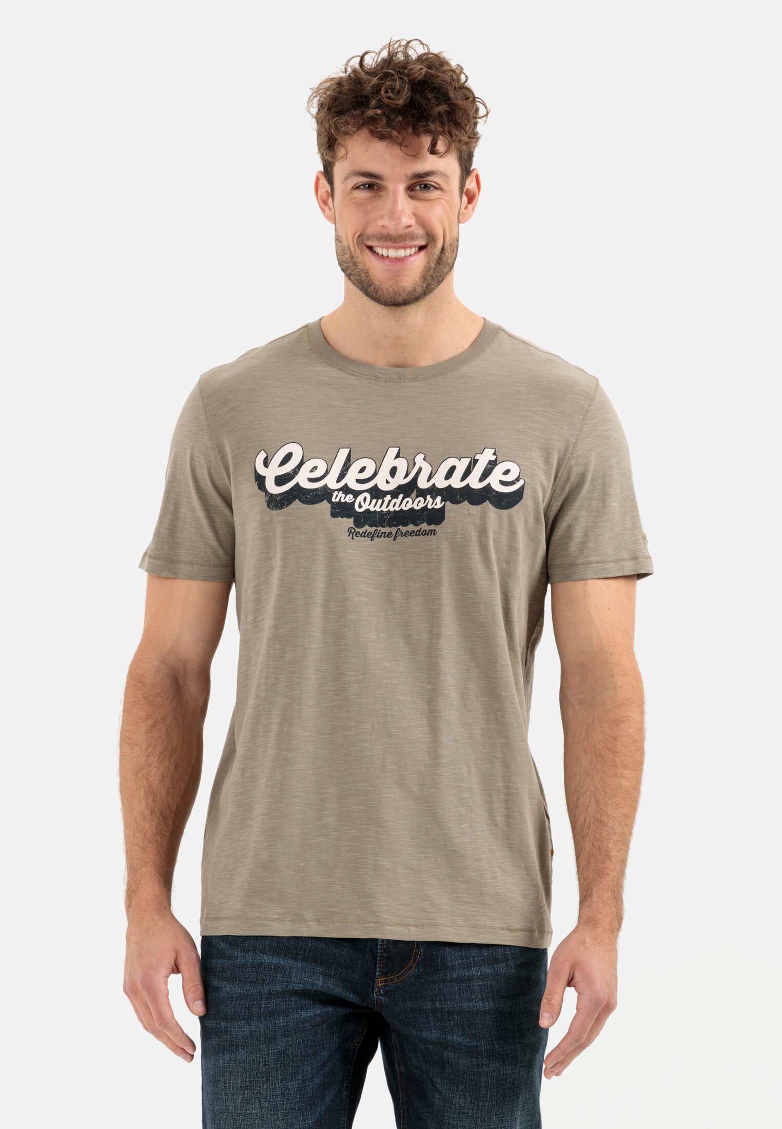 Camel Active Short sleeve T-shirt in organic cotton