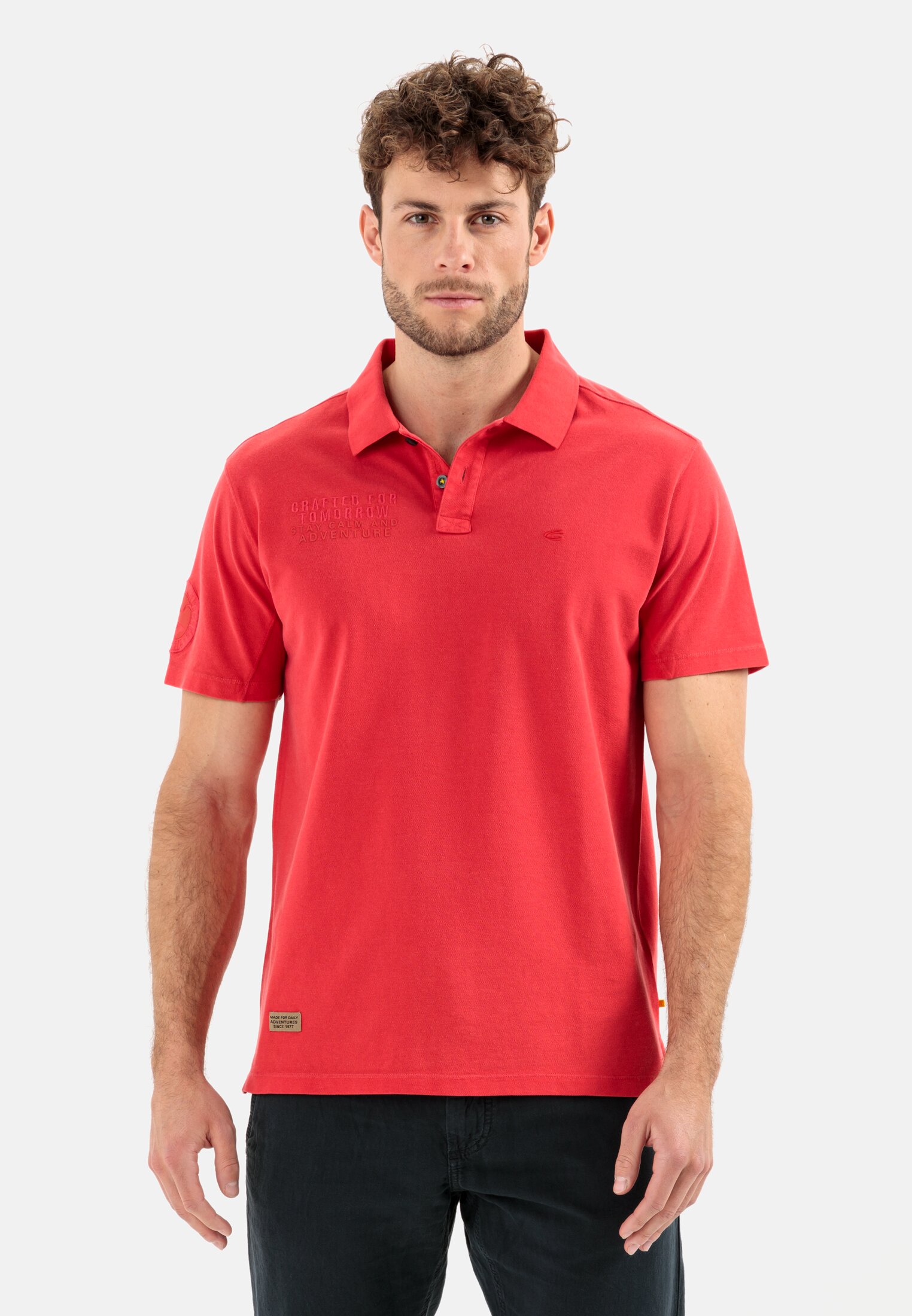 Camel Active Piqué polo shirt from pure cotton