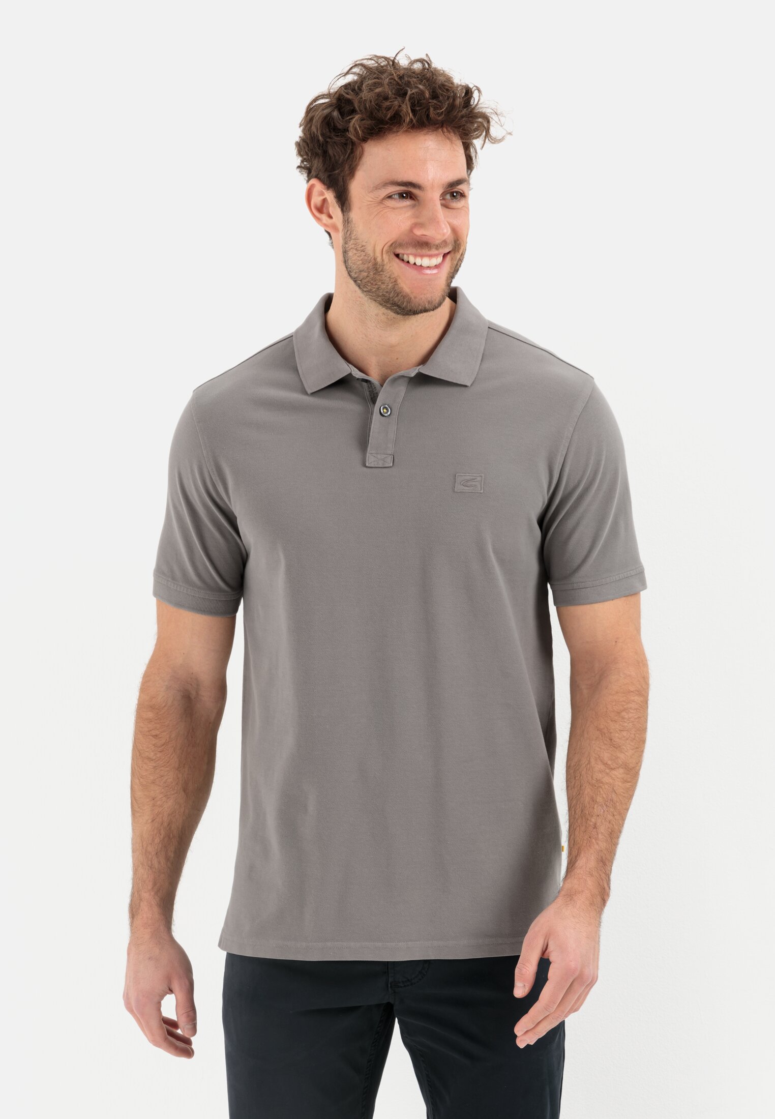 Camel Active Piqué polo shirt from pure cotton