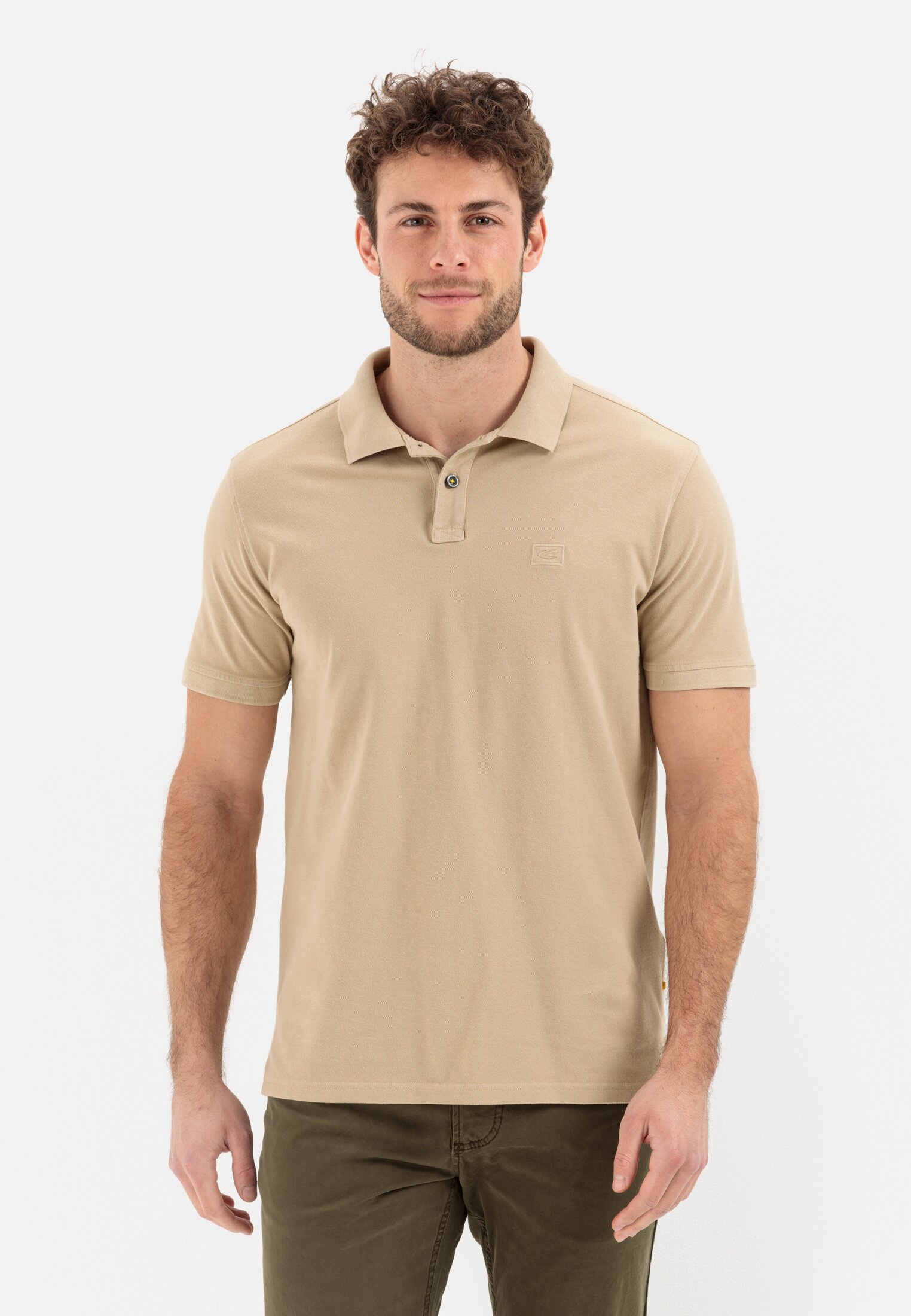 Camel Active Piqué polo shirt from pure cotton