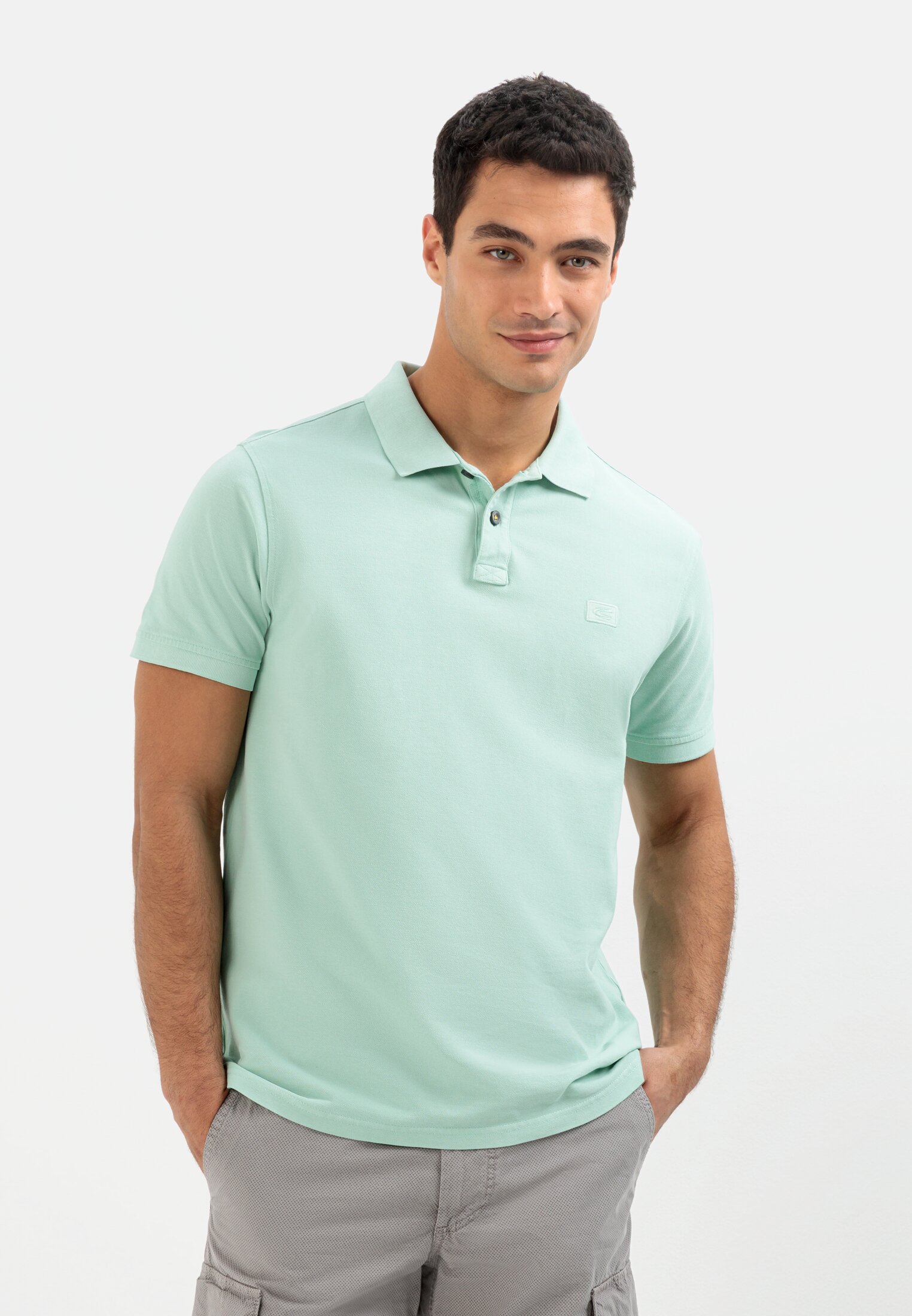 Camel Active Piqué polo shirt from pure cotton