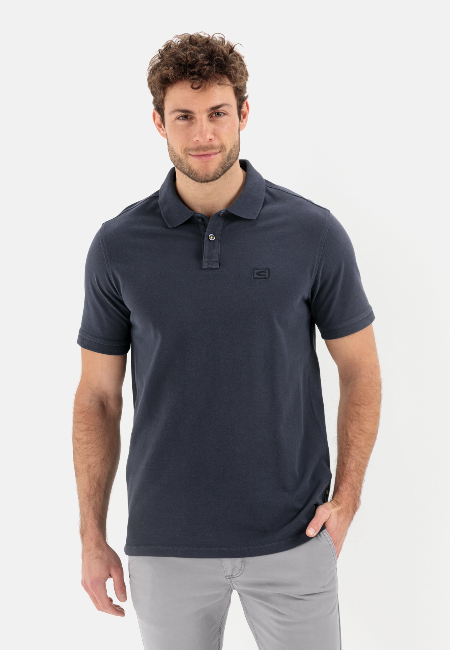 Camel Active Piqué polo shirt from pure cotton